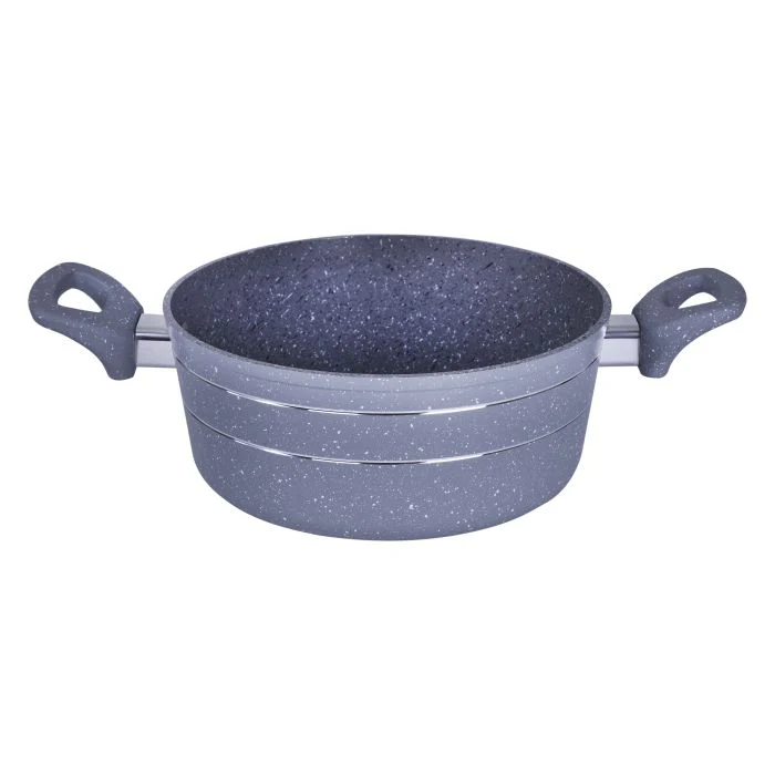28cm Die-Cast Aluminium Casserole with Glass Lid Royalford RF9470 - Image 4