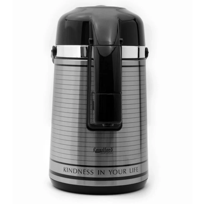 3 Litre Airpot Glass Vacuum Flask RF6277 Royalford - Image 2