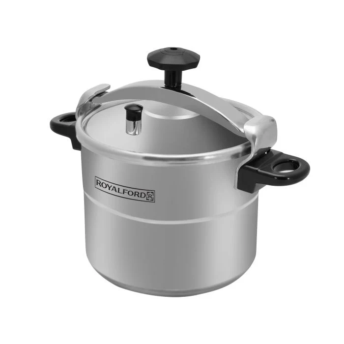 Cool Touch Handles & Safety Valves Aluminium Pressure Cooker RF357PC5 Royalford - Image 5