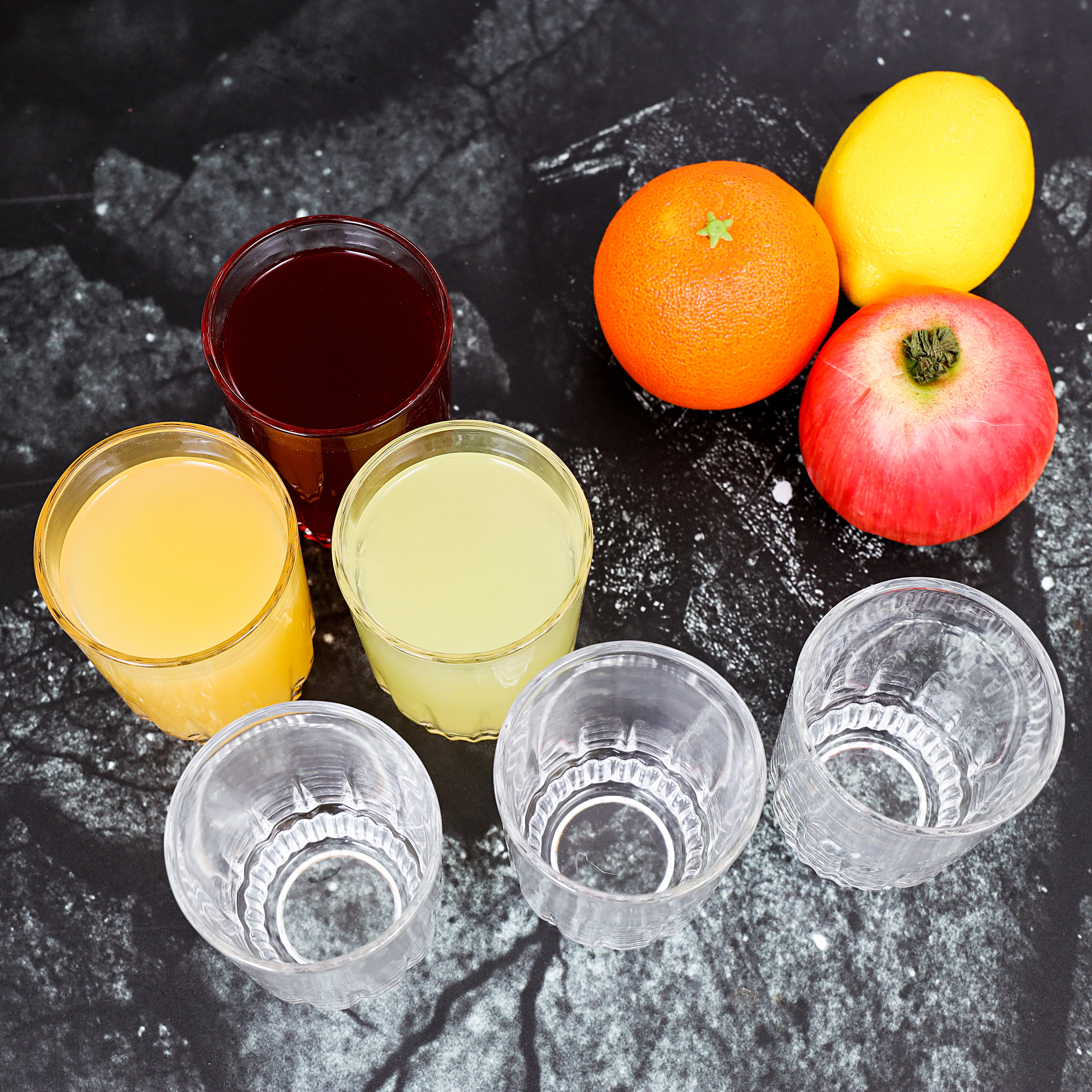 Delcasa DC1412 6 PCS Glass Tumbler Set | Crystal Clear Lead-Free Drinking Glasses | Dishwasher and Microwave Safe Water Juice Tumblers, for Home Kitchen Dining| - Image 2