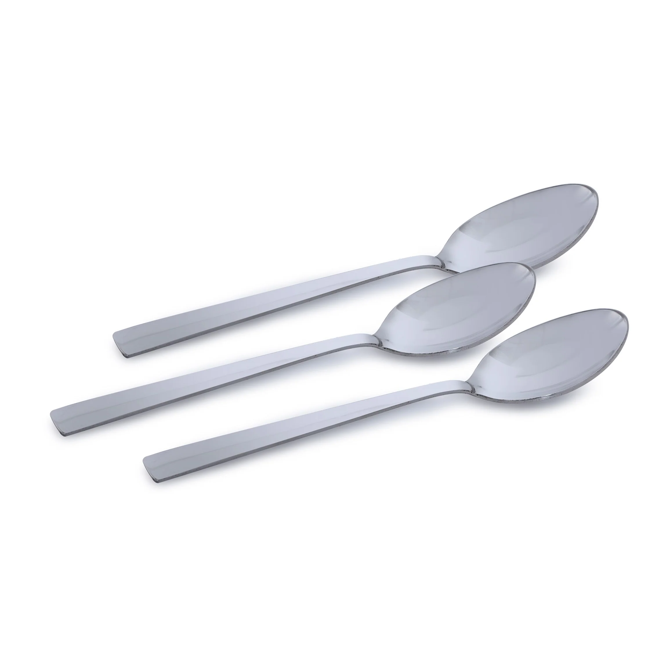Delcasa DC1470 Teaspoon Set| Premium 3-Piece Stainless Steel Teaspoon Set with Mirror Finish| Lightweight, Durable, Rust Resistant Design & Dishwasher Safe Use| - Image 4