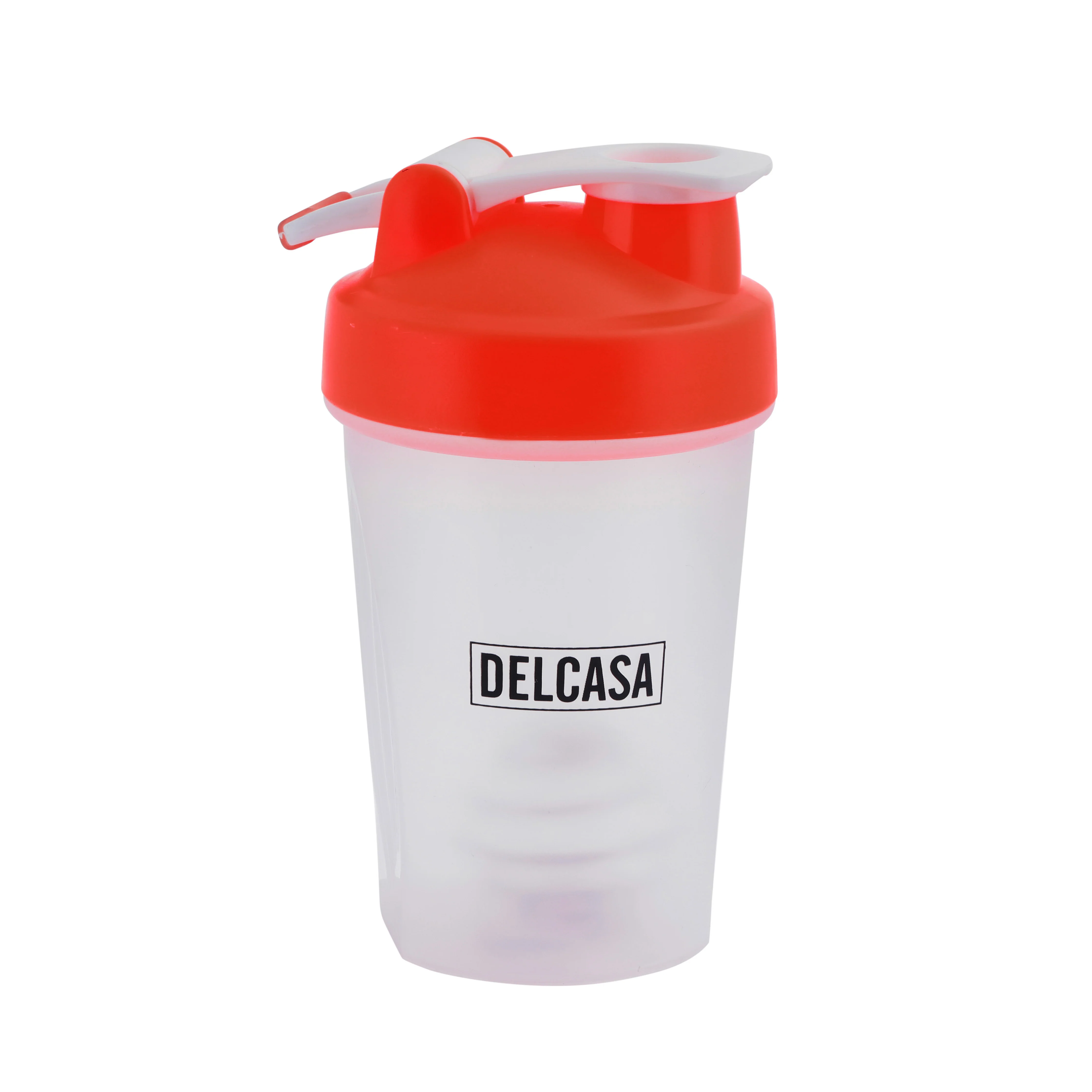 Delcasa DC1623 Shaker Bottle| perfect for mixing protein shakes & drinks| Lightweight, durable and portable design with secure flip lid for leak-free use at gym|