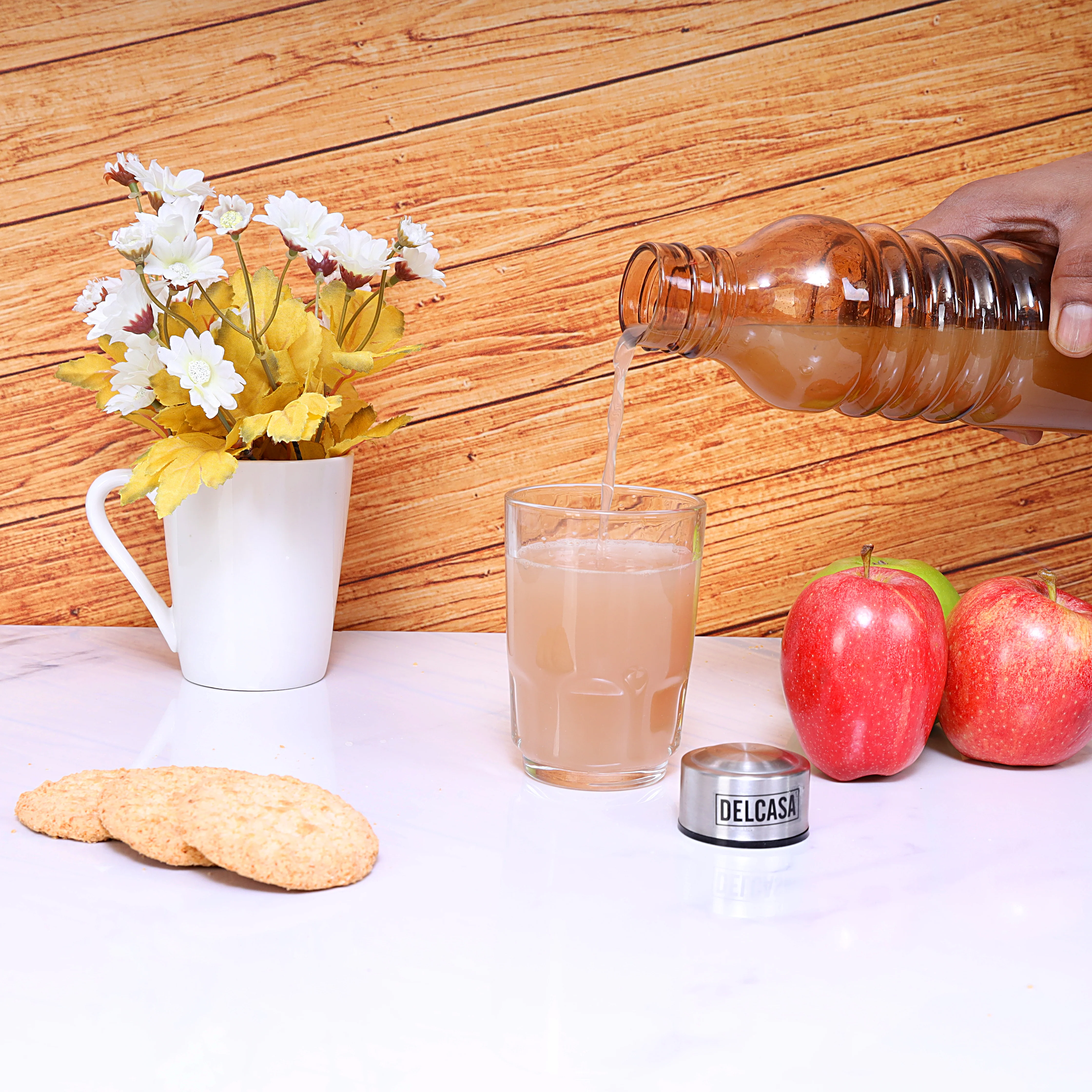 Delcasa DC1762 6 PCS Glass Tumbler Set| premium clear drinking glasses with durable construction| elegant design, and dishwasher-safe material for Everyday use| - Image 3