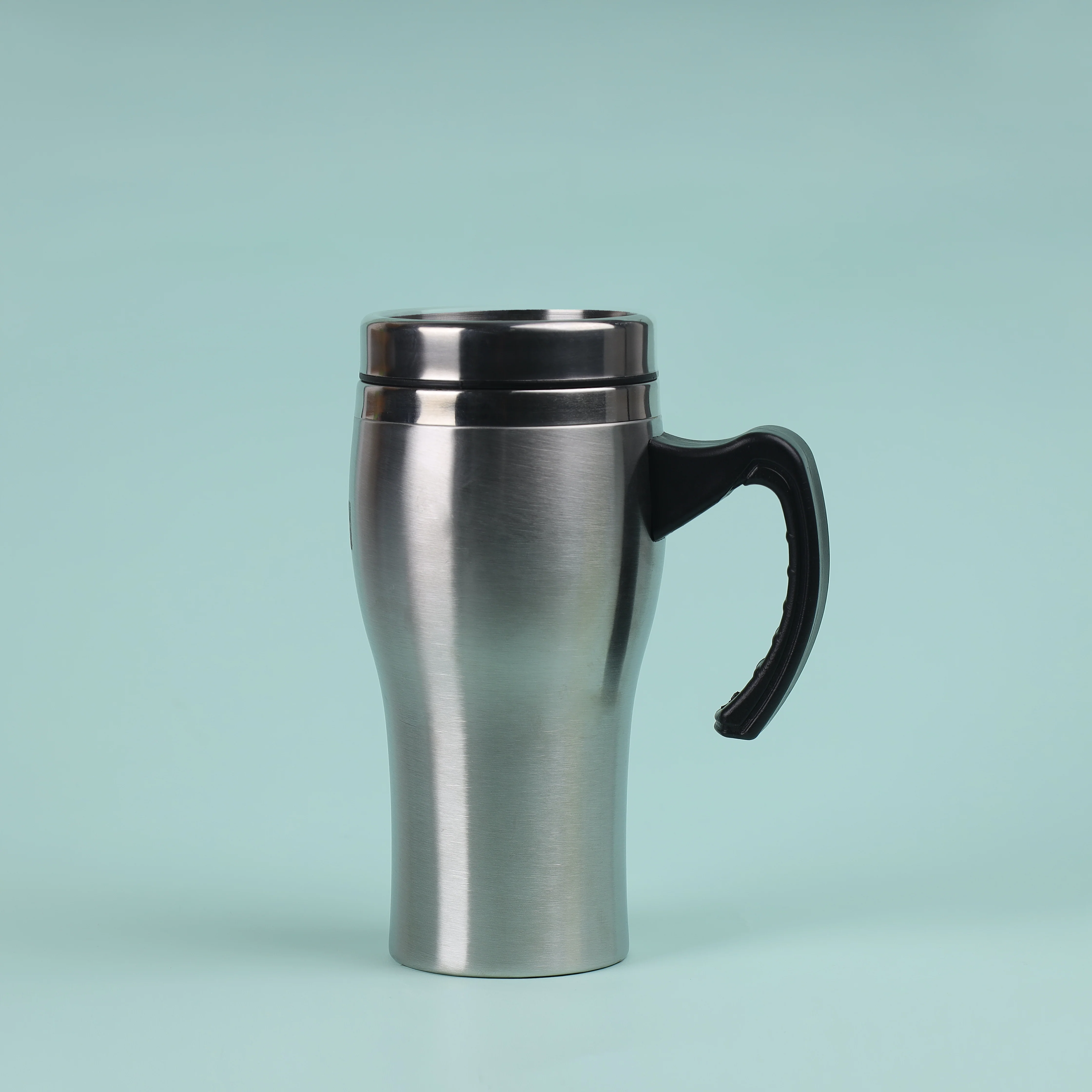 Delcasa DC1779 Stainless Steel Travel Mug 500ML| Handle, leak-resistant insulated design, durable rust-proof body| hot and cold drinks on the go for travel use| - Image 2