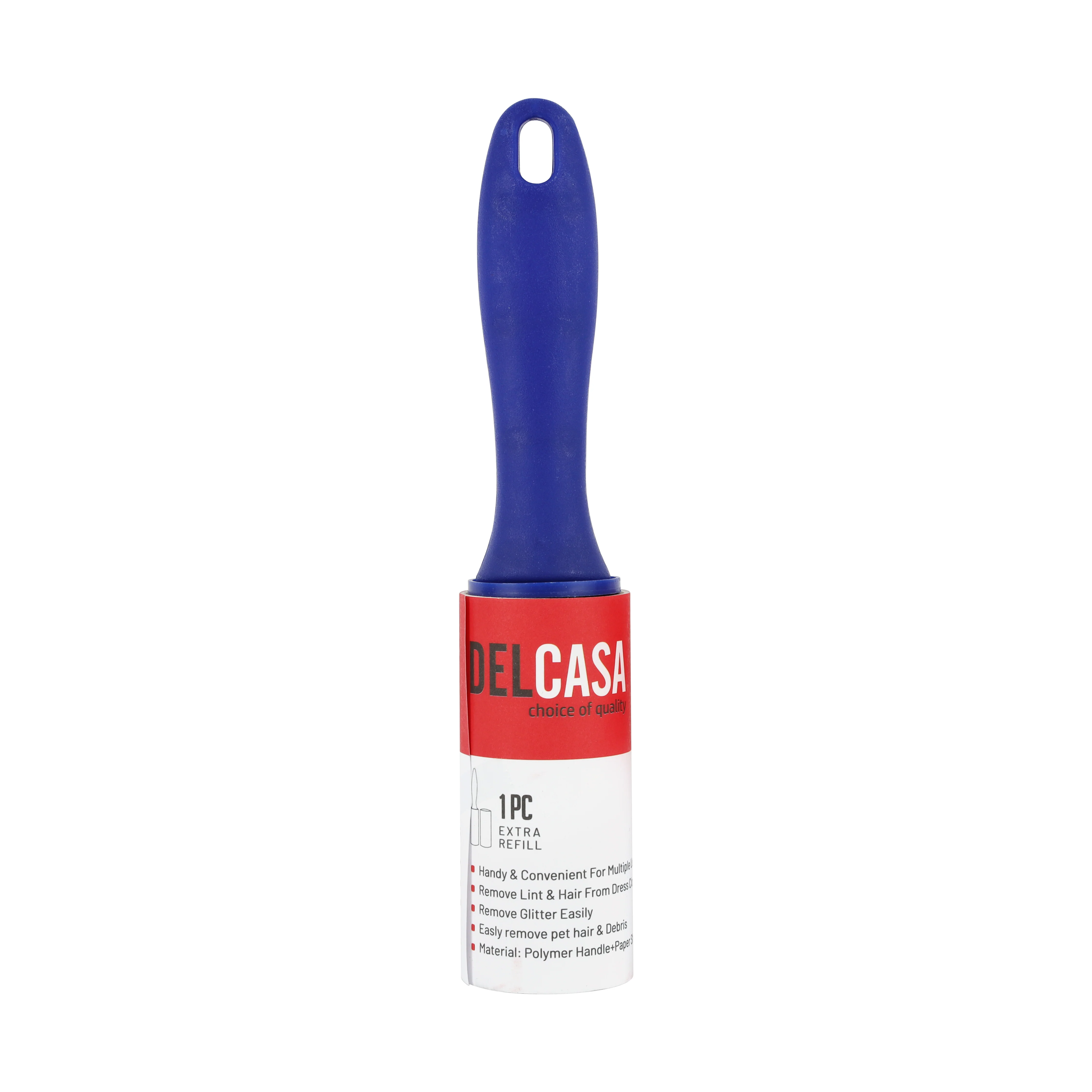 Delcasa DC2397 Lint Roller| Extra Refill removes lint with pet hair, dust, and debris from clothes, sofas and curtains| Lightweight and fabric surfaces quickly|