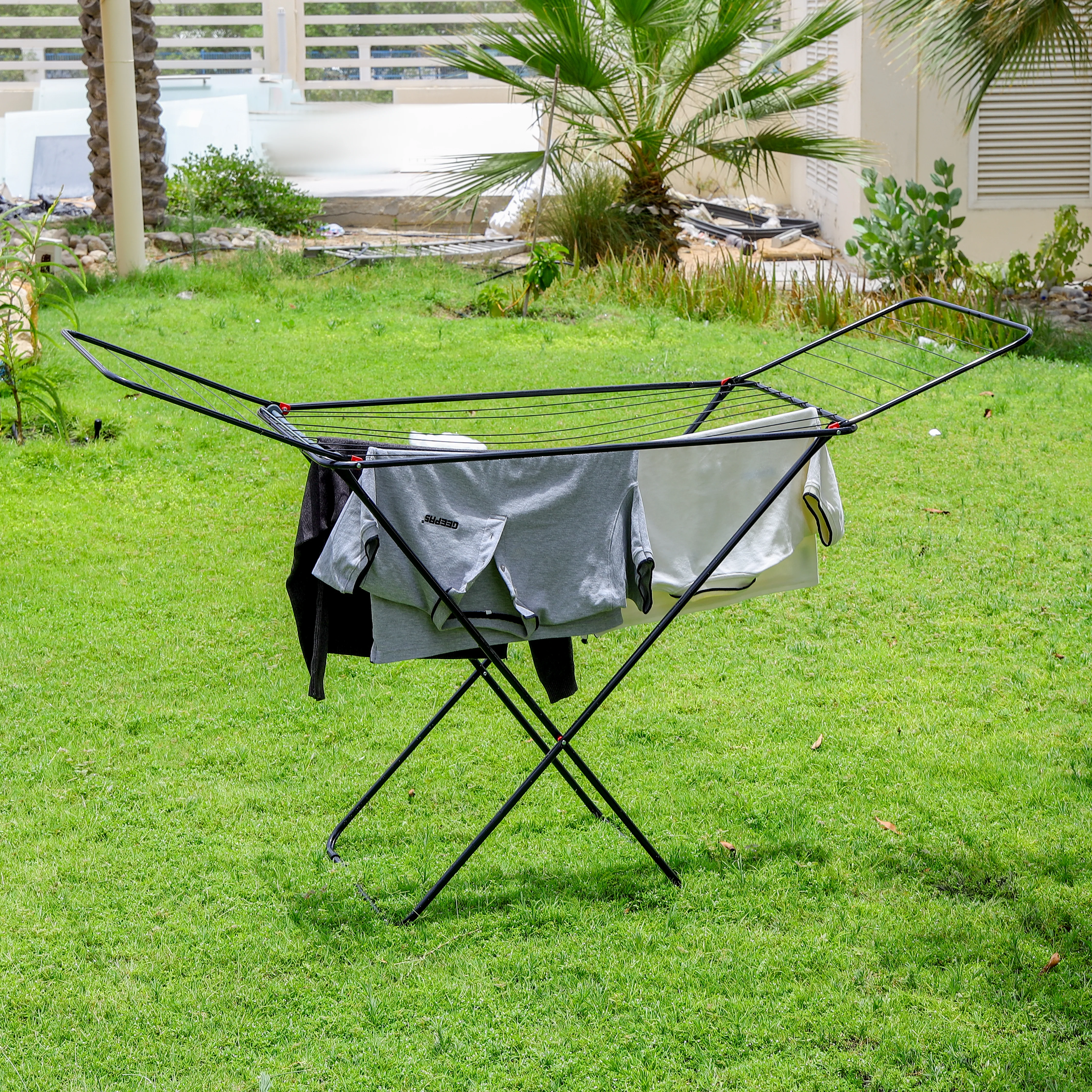 Delcasa DC2661 Supremacy Cloth Dryer| 18M drying space with durable powder coated iron rods & frame| easy folding, sturdy heavy-duty build for indoor/outdoor use| - Image 4