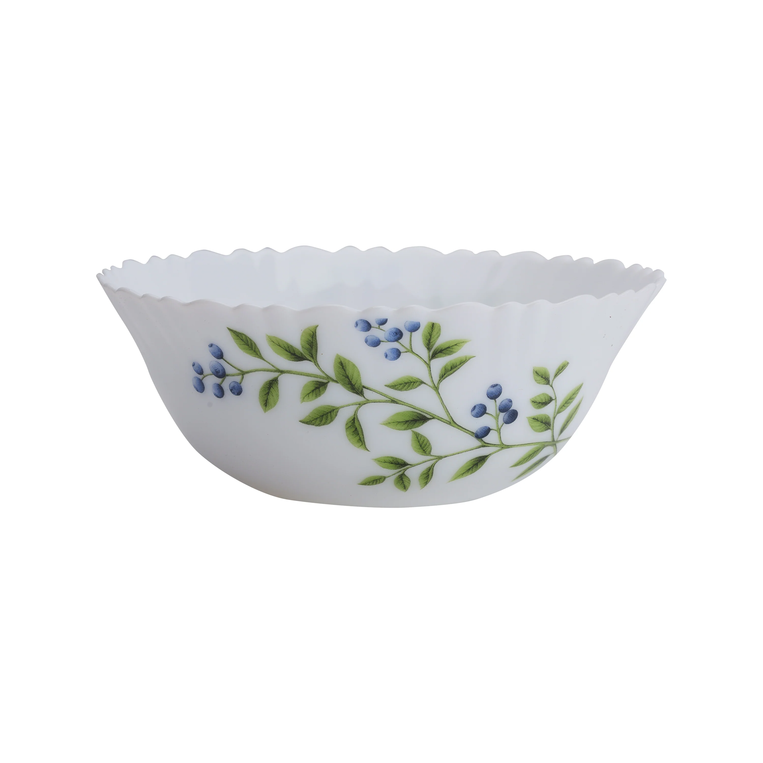 Delcasa DC2826 Opalware 5.5” Soup Bowl| Floral Microwave Safe Bowl for Serving Soups, Snacks & Desserts| Lightweight Food Grade Design for Everyday Dining Uses|
