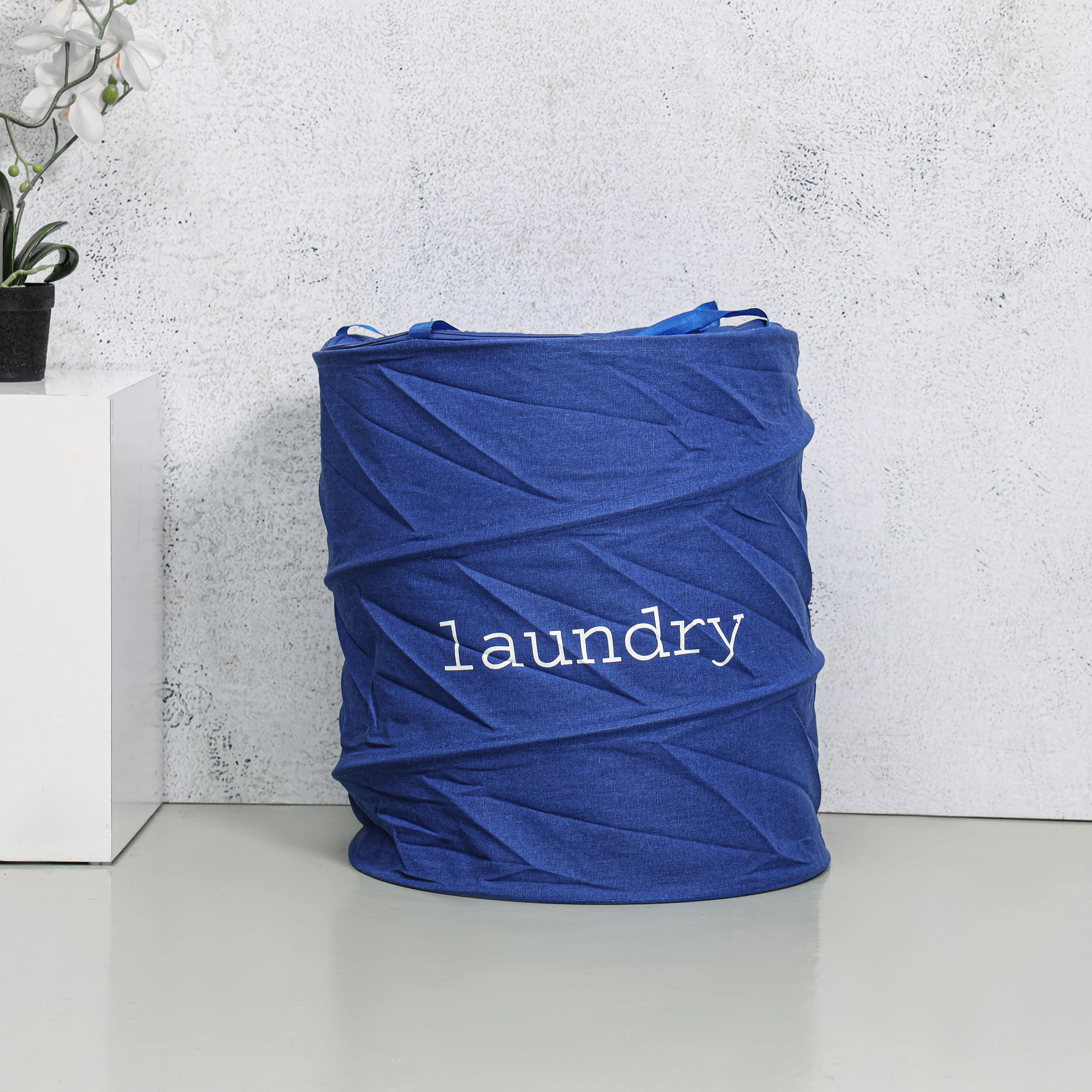 Delcasa DC2975 Laundry Bag with Zip Lock| Foldable Multipurpose Storage Bag, Lightweight, Reusable| Highly Durable for Laundry, Clothes & Home Organization Needs| - Image 4