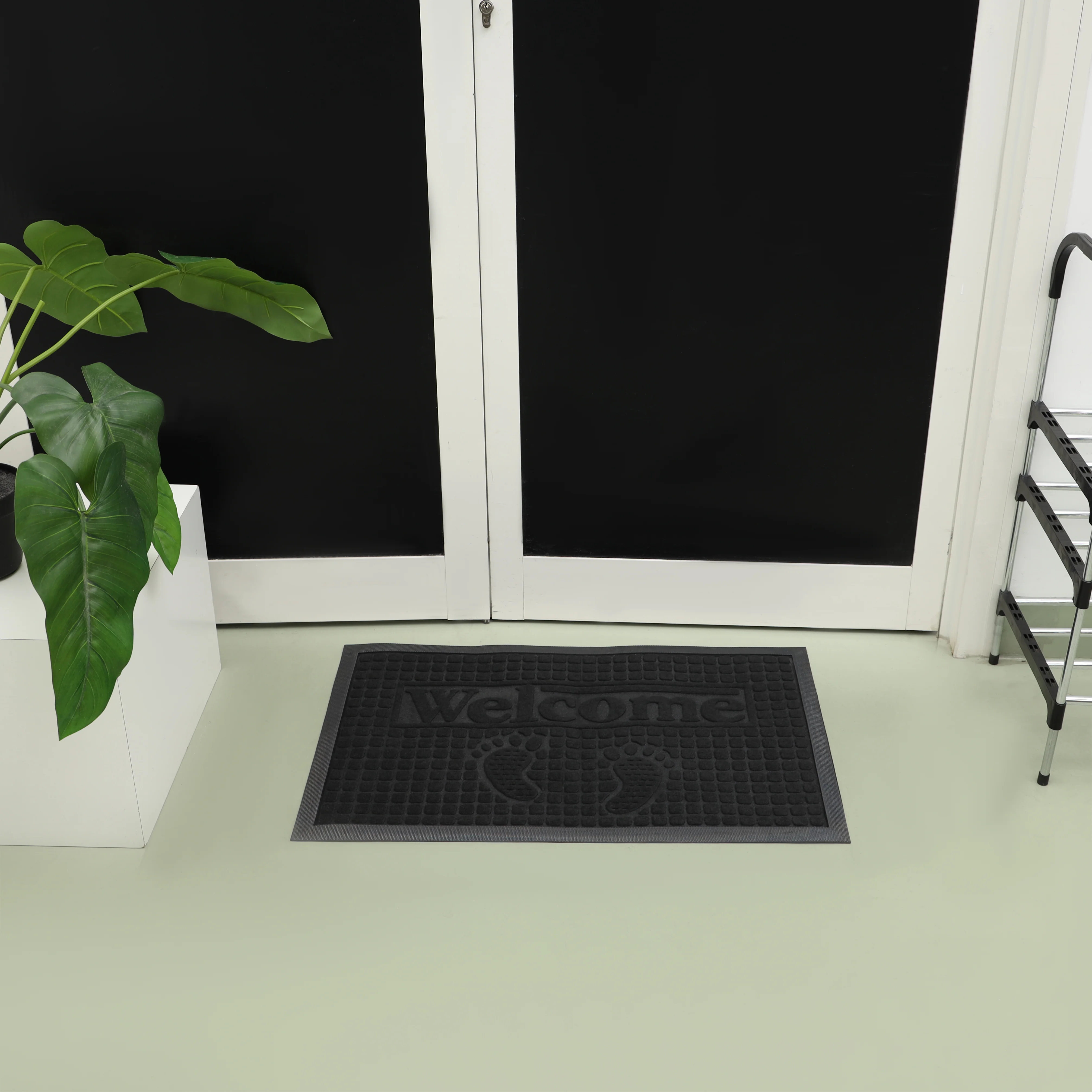 Delcasa DC2998 Door Mat| Anti-Skid PP Surface Floor Mat 45x70CM with Hoop Rubber Backing| Quick Dry Absorbent Surface and Durable Washable Design for Daily Use| - Image 2
