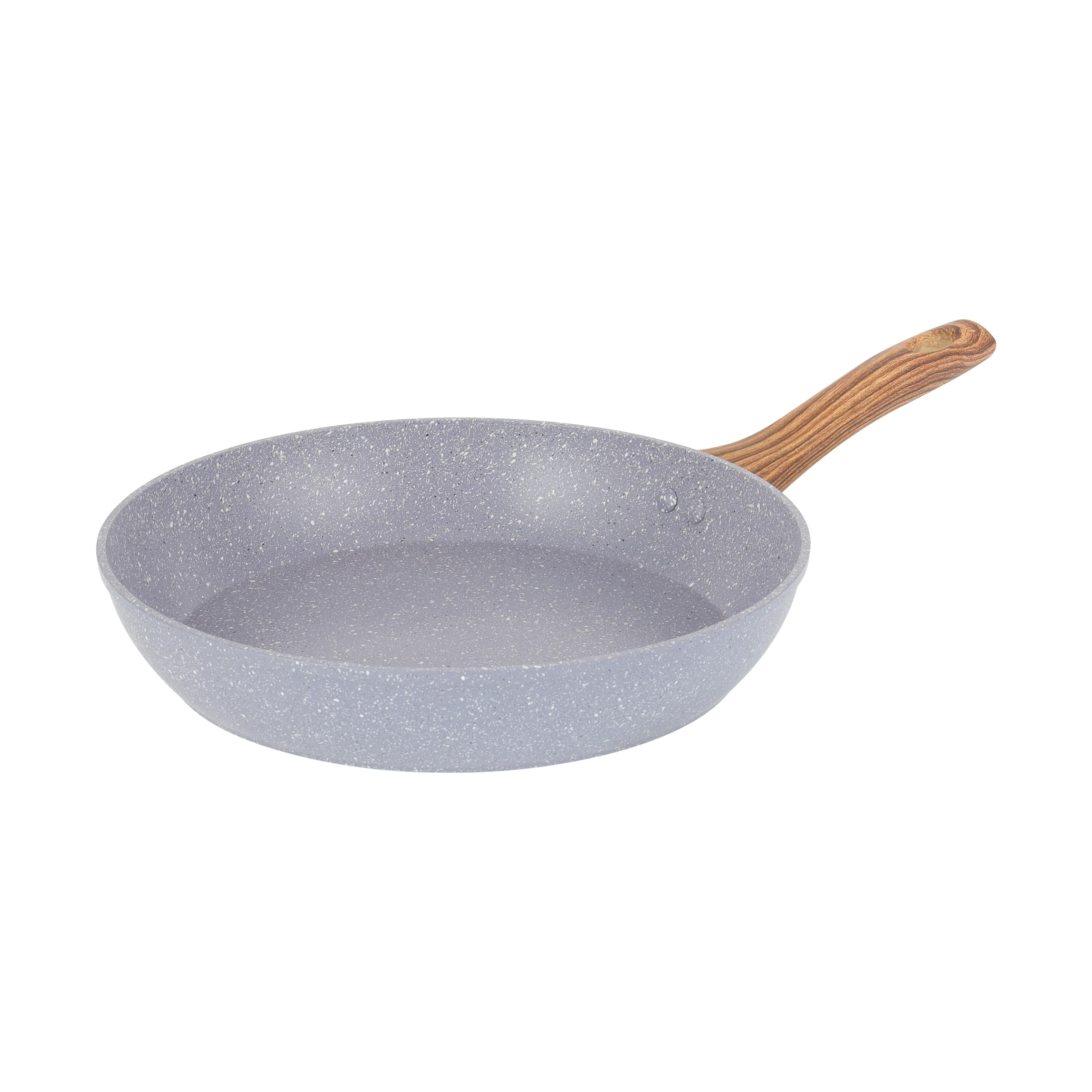 Delcasa DC3324 Essential frypan| forged aluminium body with 5-layer granite coating & induction bottom| wooden finish bakelite handle. Available sizes 20-30cm| - Image 5