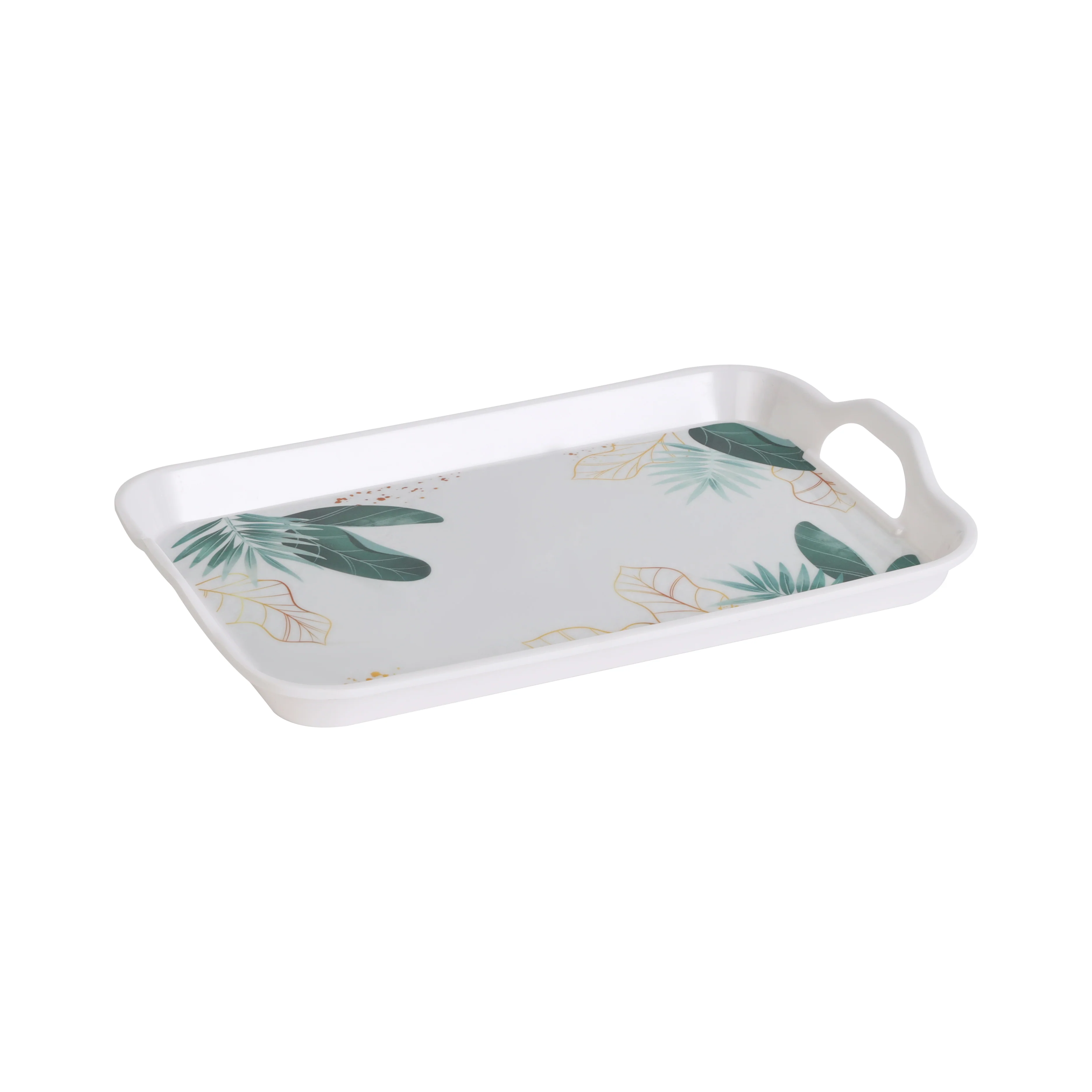 Delcasa DC3395 Melamine Serving Tray| lightweight chip resistant melamine, Microwave oven safe, dishwasher safe, freezer safe & stain resistant for easy serving| - Image 5