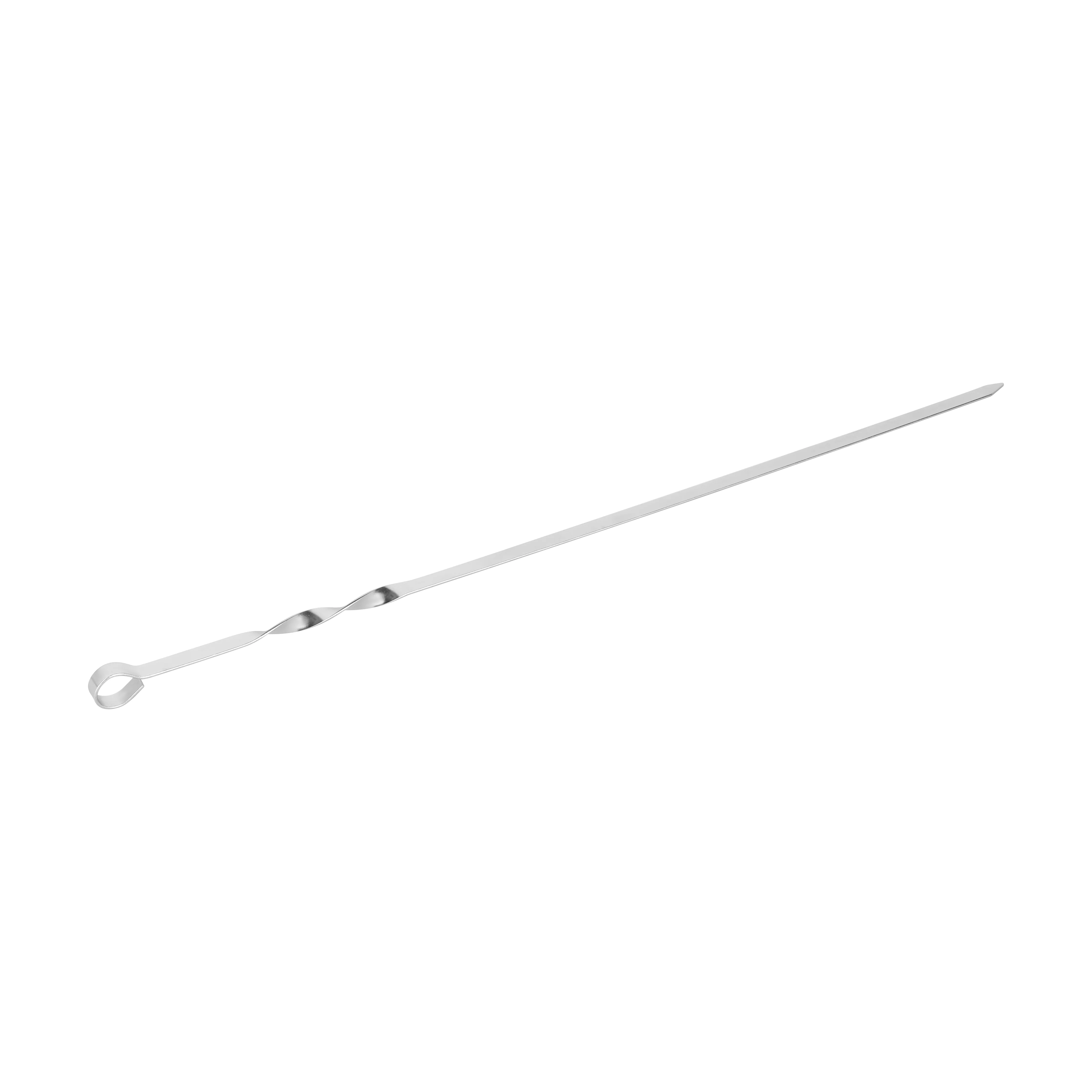 Delcasa DC3488 BBQ Skewers Set| durable stainless steel reusable skewers & sharp pointed ends| sturdy grip, perfect for grilling kebabs, meat & vegetables easily| - Image 2