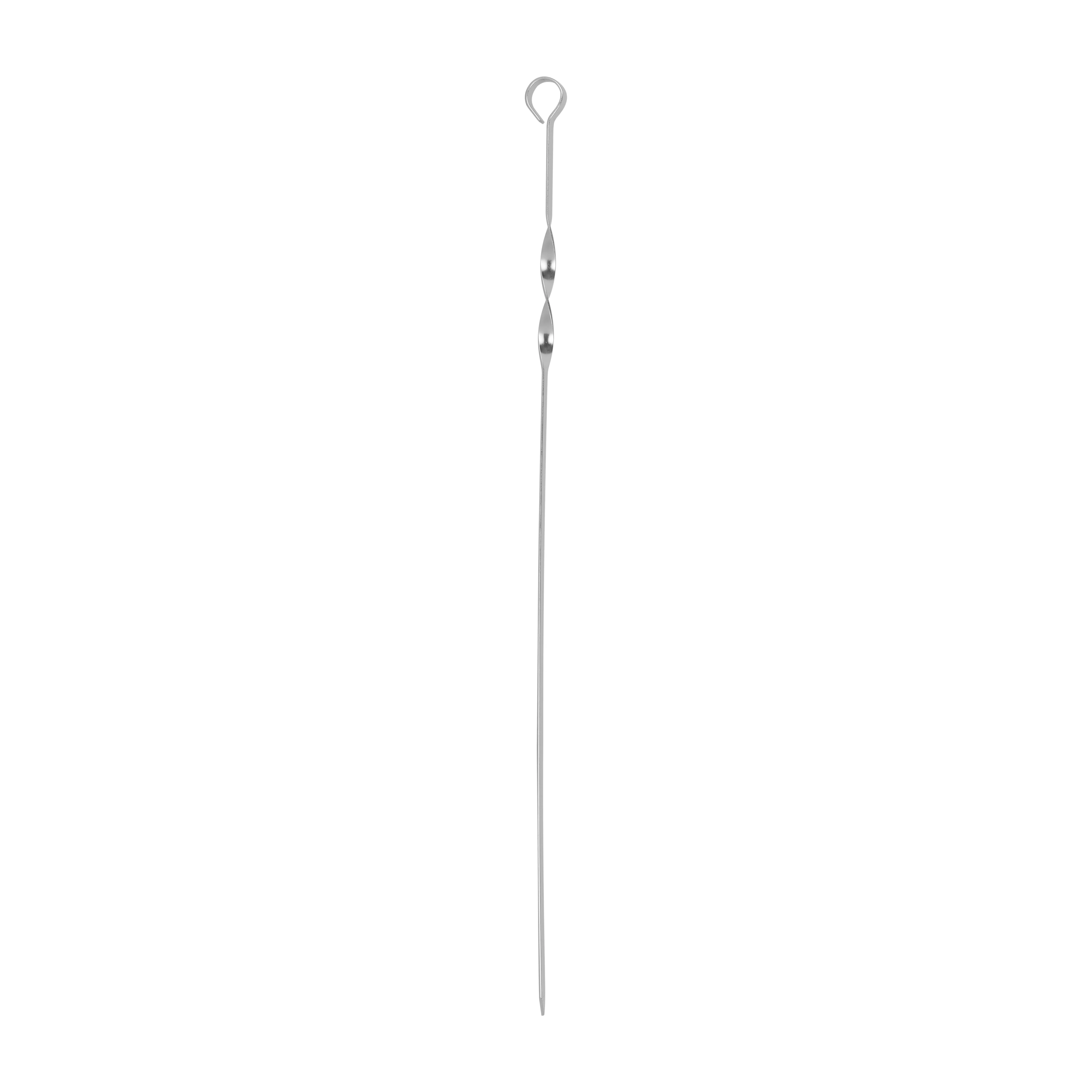 Delcasa DC3488 BBQ Skewers Set| durable stainless steel reusable skewers & sharp pointed ends| sturdy grip, perfect for grilling kebabs, meat & vegetables easily| - Image 3