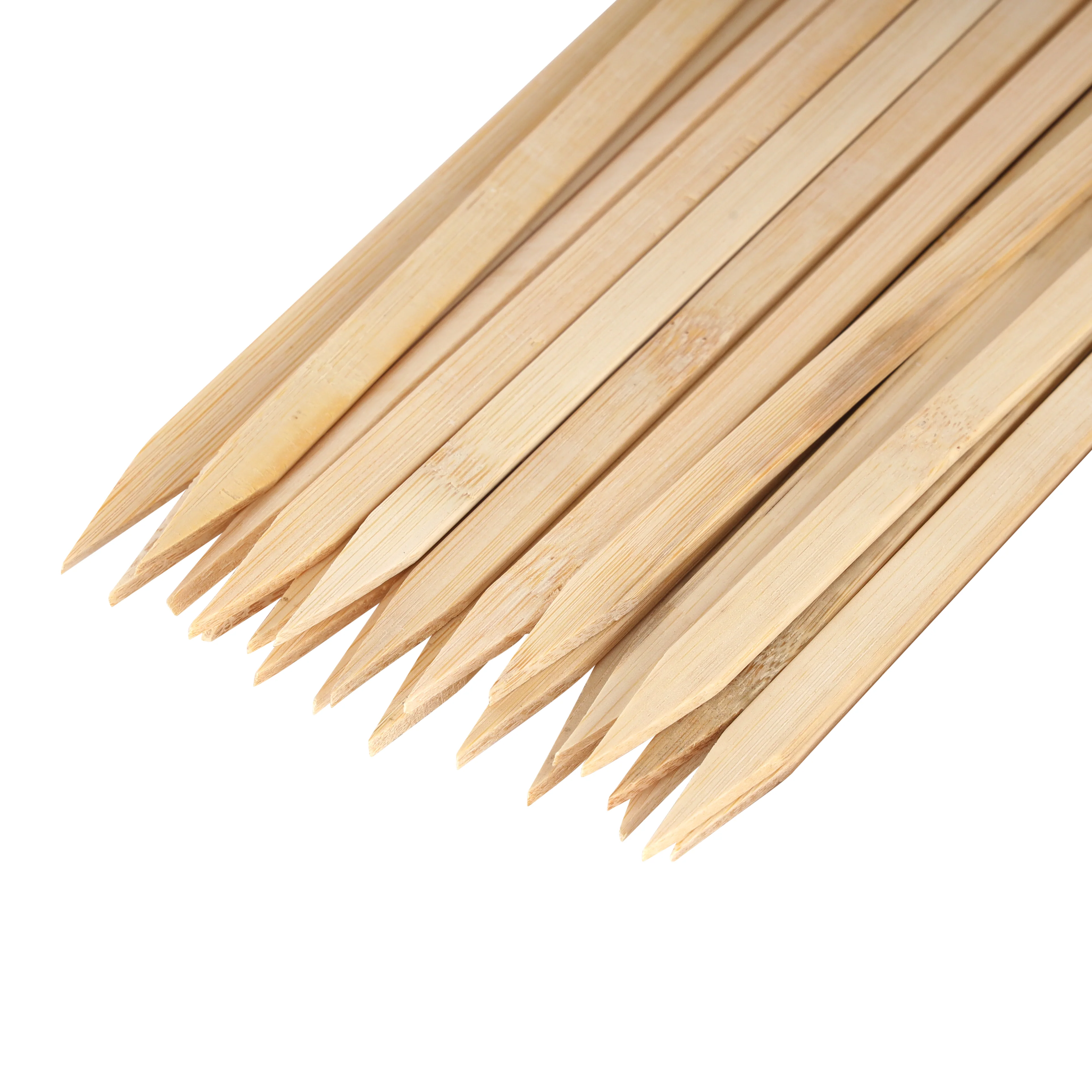 Delcasa DC3495 BBQ Skewers| natural bamboo disposable sticks perfect for grilling kebabs| meat and vegetables, safe, sturdy and eco-friendly BBQ use at parties| - Image 4