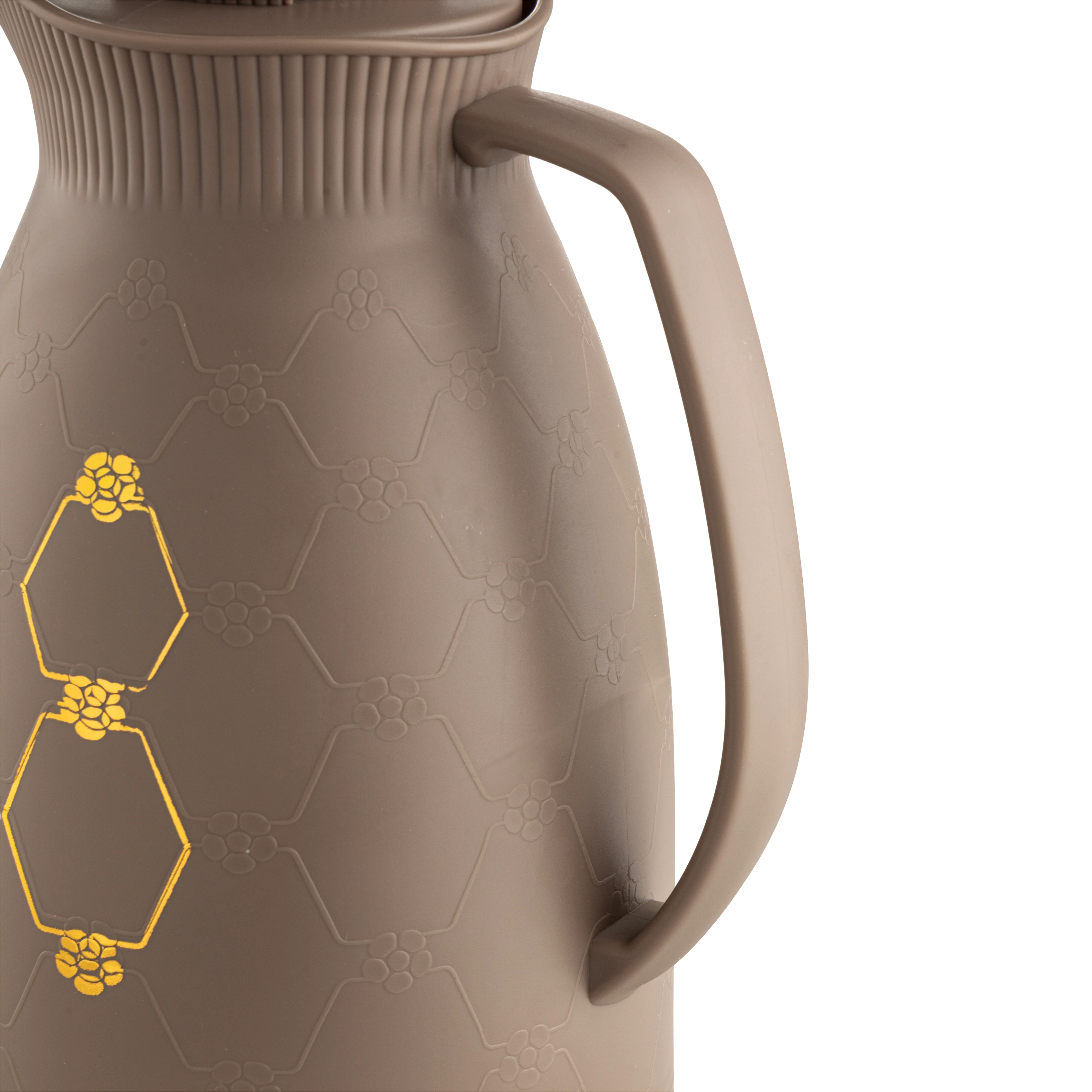 Delcasa DC3738 Vacuum Flask 1.0L| Double Wall Insulated Hot and Cold Flask with Glass Inner| Keeps Drinks Hot 20 Hours Cold 36 Hours & Durable Ergonomic Design | - Image 3
