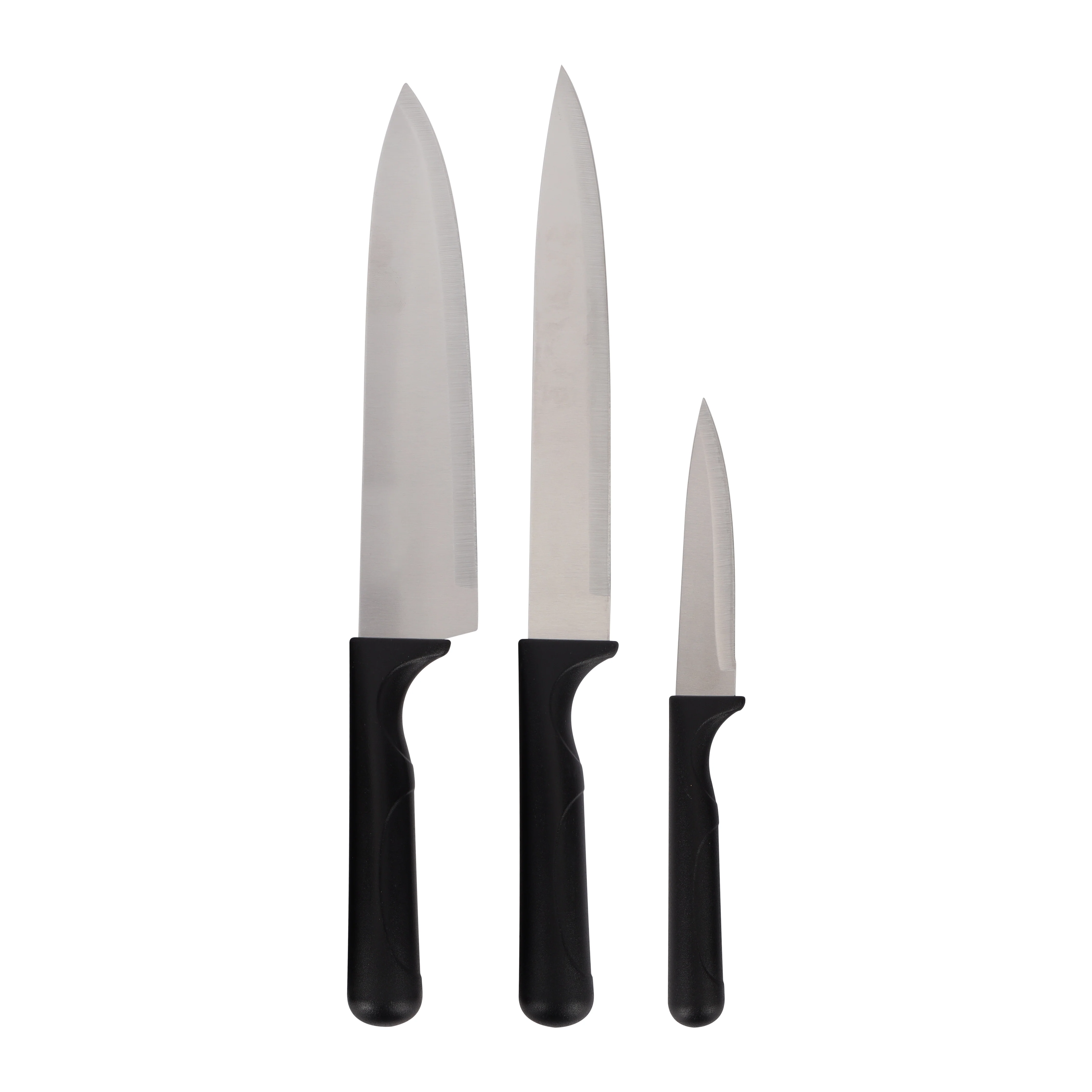 Delcasa DC3772 3 Pieces Stainless Steel Kitchen Knife Set| Chef Carving and Paring Knives| Durable Ergonomic Dishwasher Safe for Daily Cooking Use Food Prep Use| - Image 5