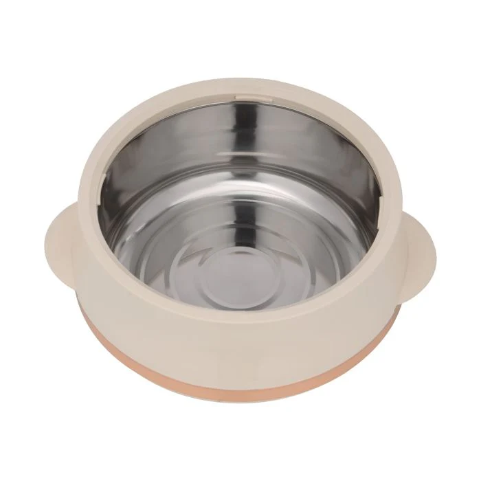 Elite Gold Insulated Casserole, Firm Twist Lock, RF11146 | Strong Handles | 2500ml Double Wall Insulated Serving Pot, Chapati Storage Box, Roti Serving Pot, Chapati Dabba - Image 4