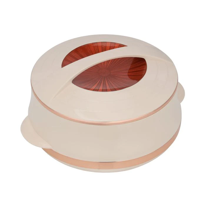 Elite Gold Insulated Casserole, Firm Twist Lock, RF11146 | Strong Handles | 2500ml Double Wall Insulated Serving Pot, Chapati Storage Box, Roti Serving Pot, Chapati Dabba - Image 6