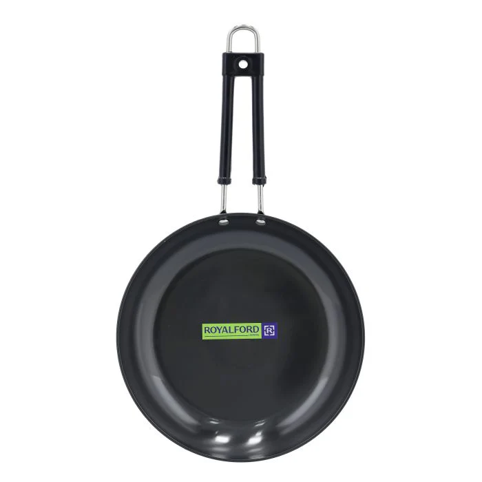 Hard-Anodized Frypan, 3 Layer Construction, RF10012 | Virgin Aluminium Frypan | Heat-Resistant Handle with Hanging Loop | Ideal Frying, Cooking, Sauteing & More - Image 3
