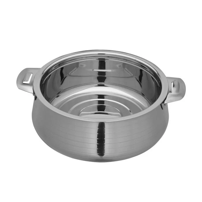 Hilux Double Wall Stainless Steel Hot Pot, 2500ml, RF10533 | Firm Twist Lock | Strong Handles | Steel Serving Pot, Steel Chapati Storage Box, Roti Serving Pot - Image 3