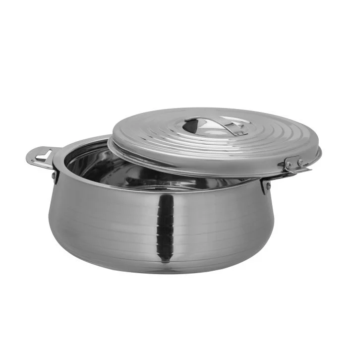 Hilux Double Wall Stainless Steel Hot Pot, 2500ml, RF10533 | Firm Twist Lock | Strong Handles | Steel Serving Pot, Steel Chapati Storage Box, Roti Serving Pot - Image 4