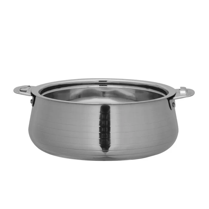 Hilux Double Wall Stainless Steel Hot Pot, 3500ML, RF10534 | Firm Twist Lock | Strong Handles with Heavy-Duty Rivets | Steel Serving Pot, Steel Chapati Storage Box, Roti Serving Pot - Image 2