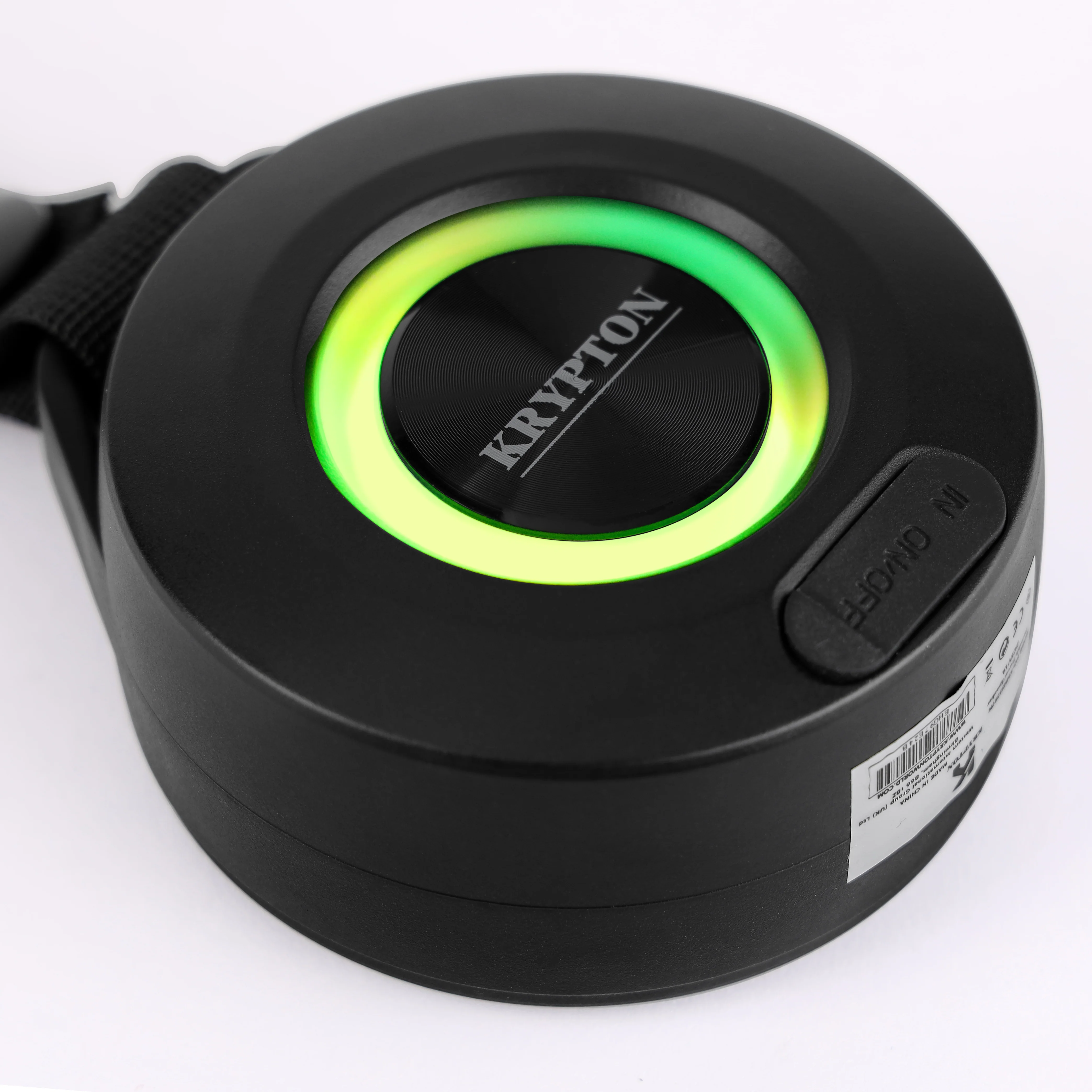 Krypton KNMS5397 portable travel speaker| with TWS, multicolor LED light and rechargeable battery| Type-C charging delivers powerful sound and anywhere you go| - Image 3