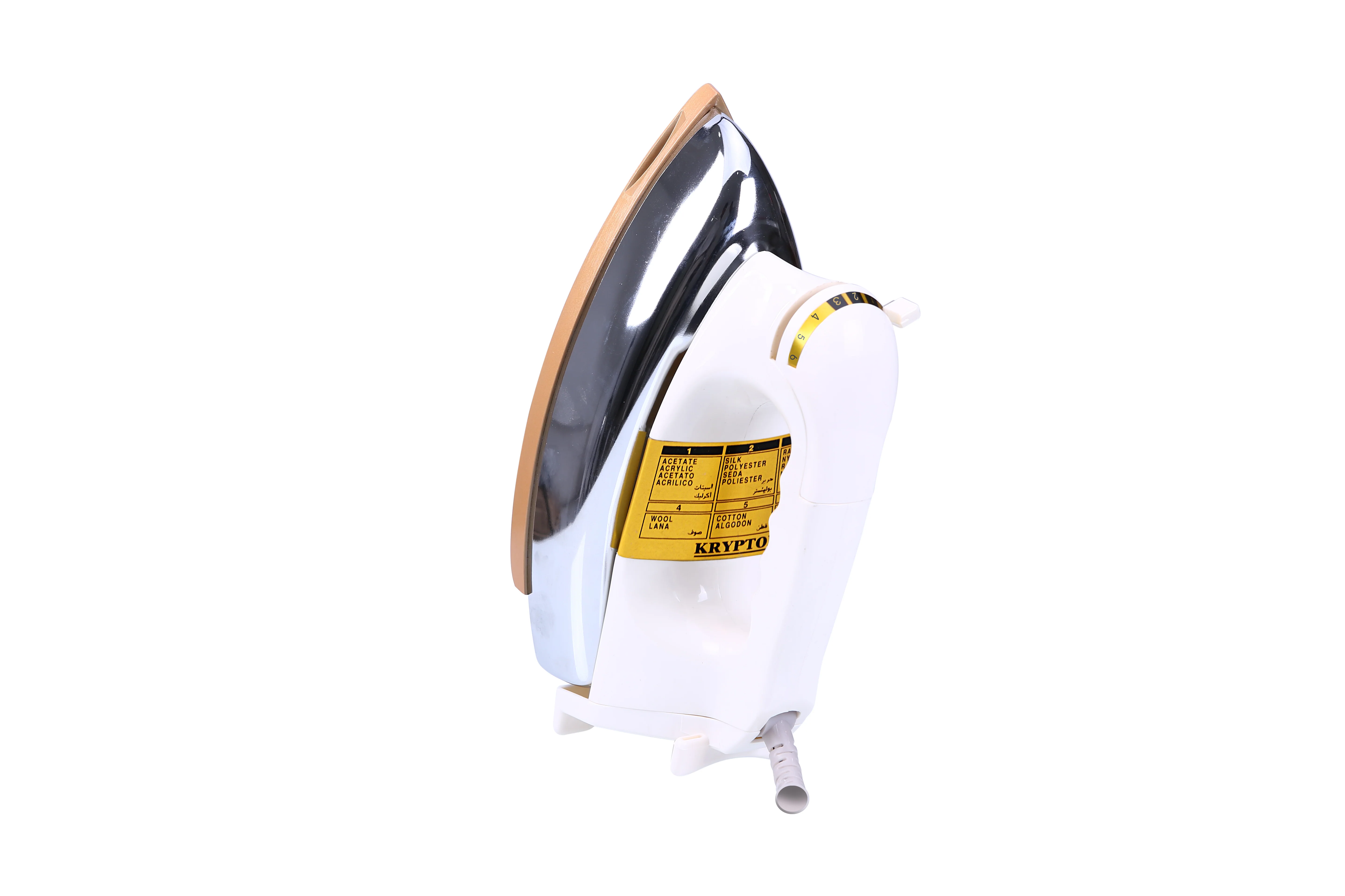 Krypton KNDI6075 1200W Automatic Dry Iron| Golden Soleplate, Auto Cut-Off and Thermostat Control| Overheat Protection for smooth ironing daily use for home use| - Image 4