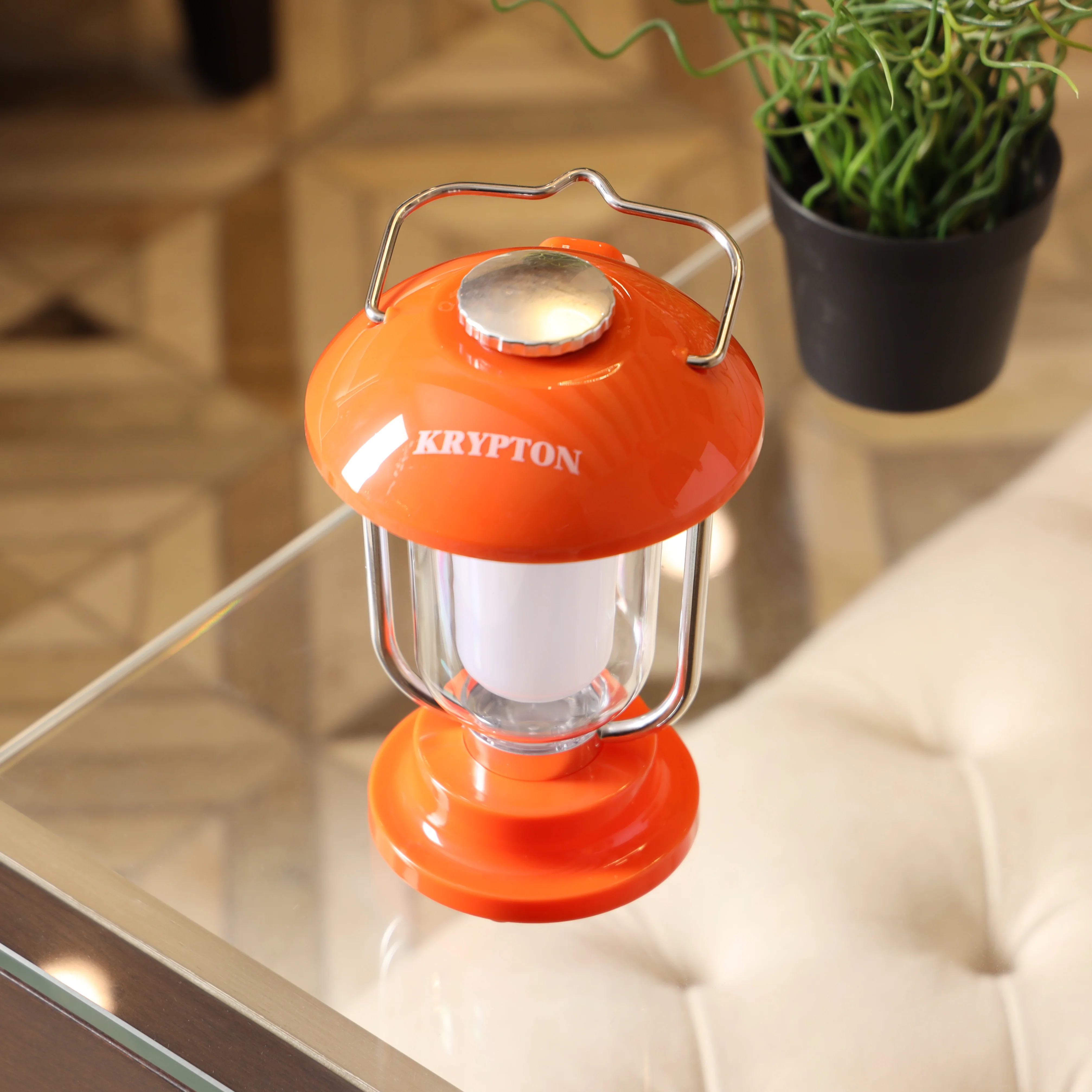 Krypton KNE5056 rechargeable emergency lantern| powerful illumination & long-lasting battery| up to 60 hours runtime, lighting solution for home and outdoor use| - Image 3