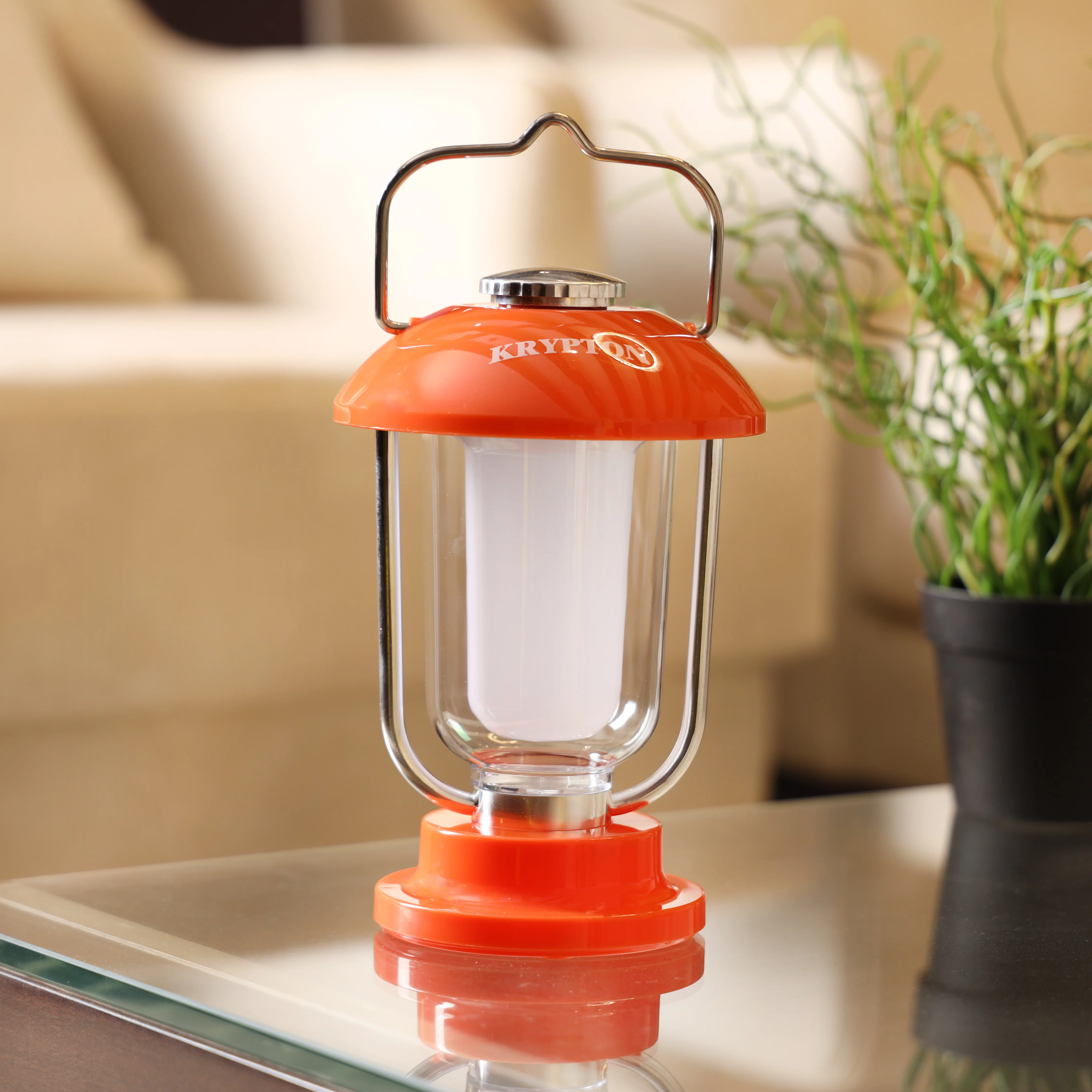 Krypton KNE5056 rechargeable emergency lantern| powerful illumination & long-lasting battery| up to 60 hours runtime, lighting solution for home and outdoor use| - Image 4