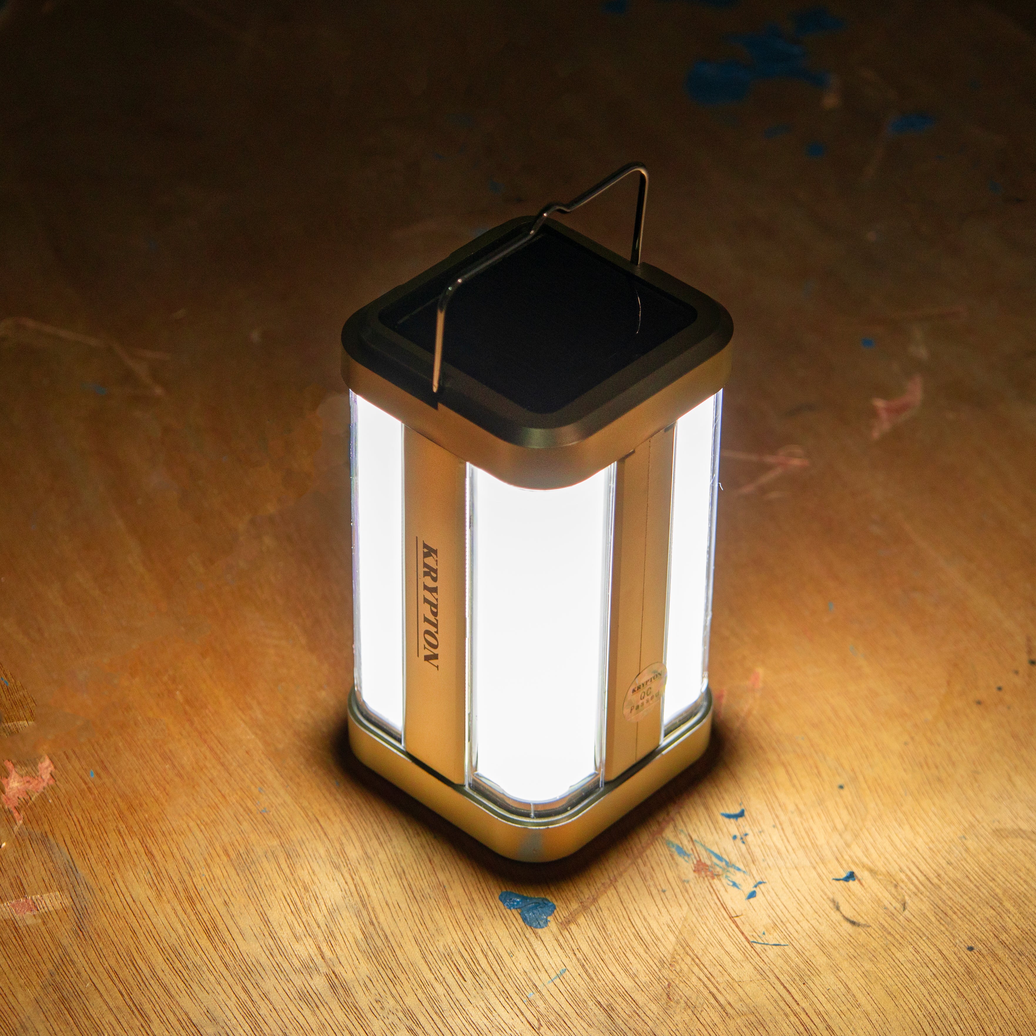 Krypton KNE5084 rechargeable emergency light with solar panel| 32 SMD LEDs, 4V 1200mAh battery & super bright illumination | up to 6 hours backup, for home & outdoor use| - Image 2