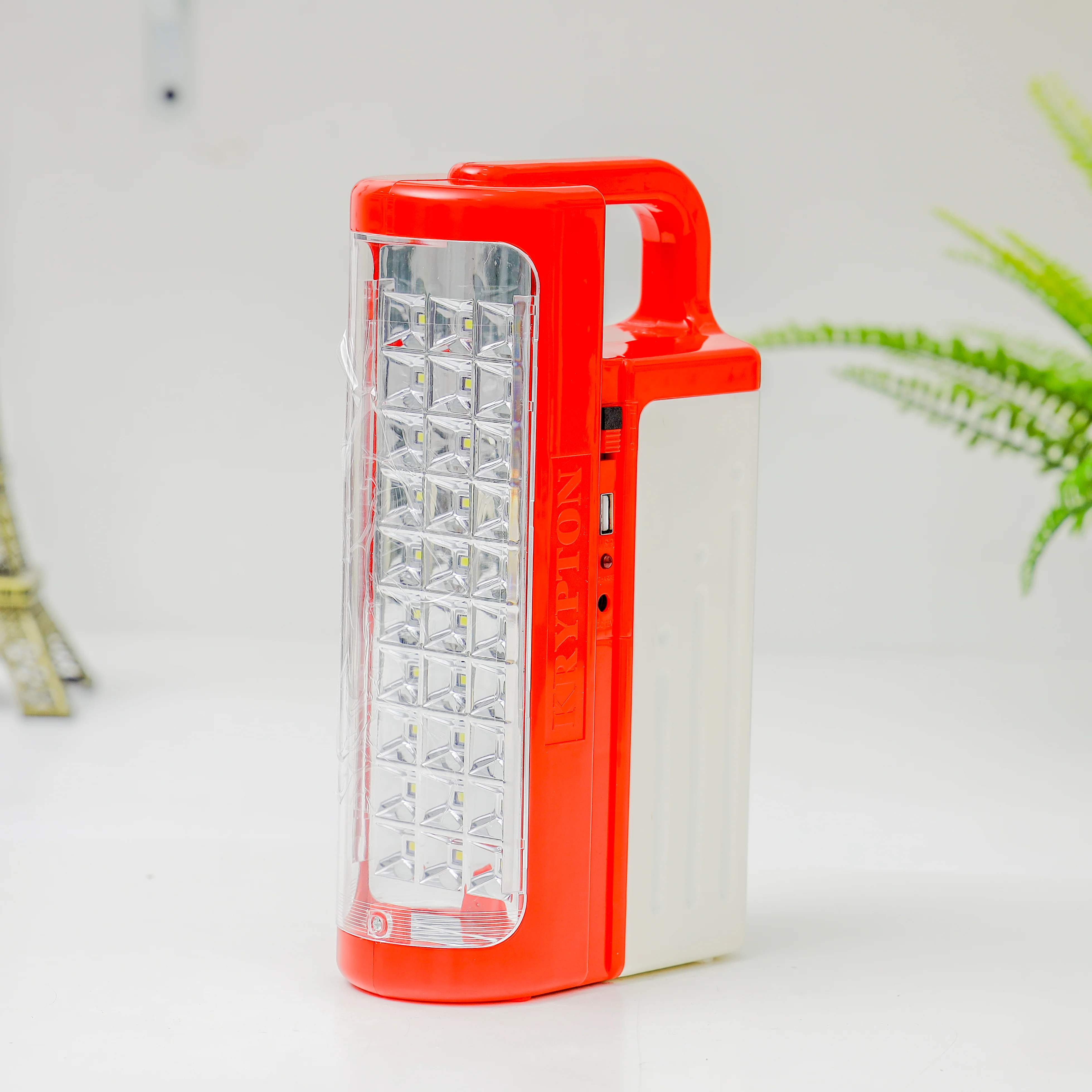 Krypton KNE5177 rechargeable emergency lantern| solar charging, power bank 7 30 SMD LEDs| 750 lumens brightness, up to 60 hours runtime, durable ABS body design| - Image 3