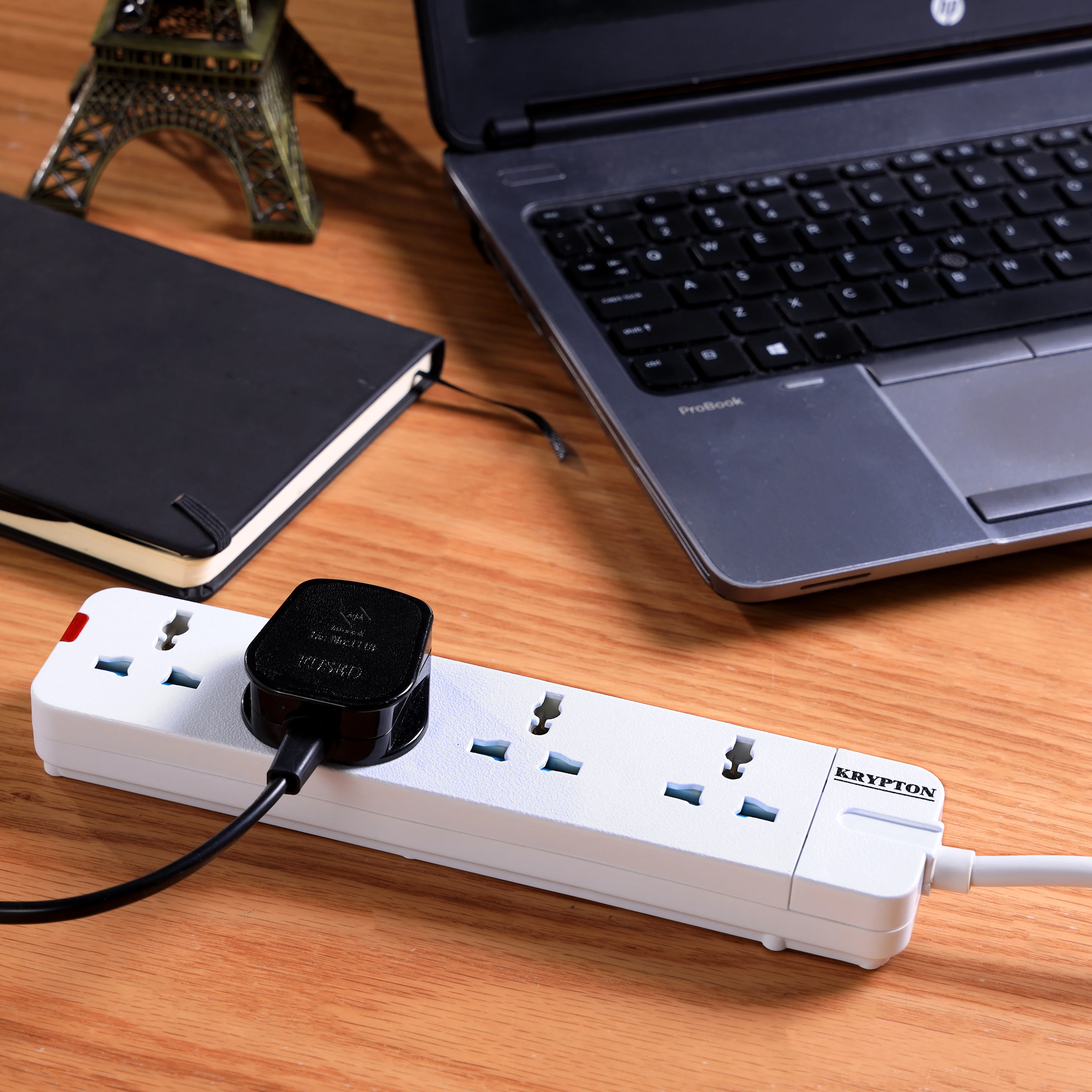 Krypton KNES5081 4 Way Universal Extension Socket with 5M cord| 13A rating with Supports 3250W power| fireproof up to 750°C, ideal for safe home and office use| - Image 4
