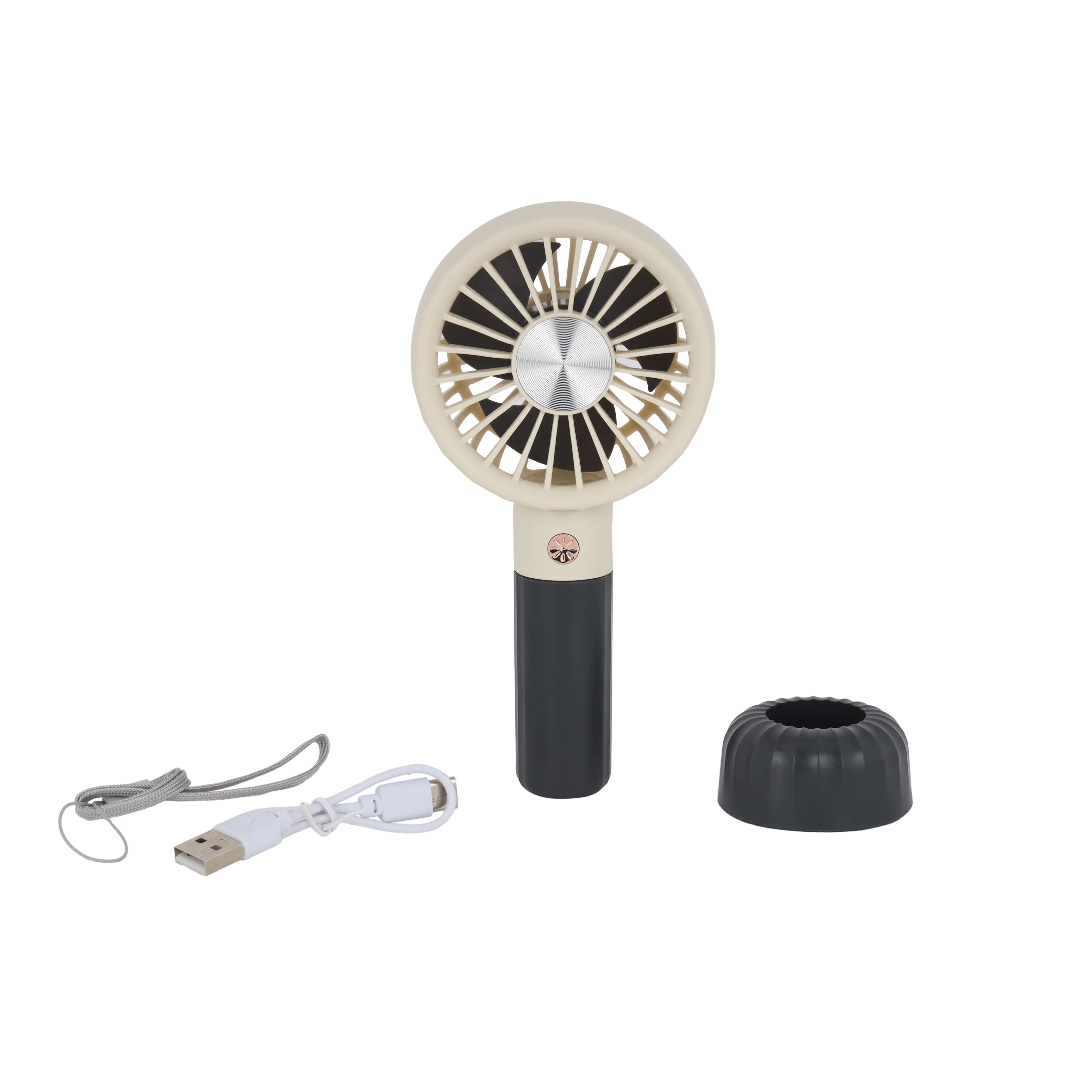 Krypton KNF6633 Rechargeable Handheld Fan| 3 speed control with Type-C fast charging| lithium battery, and portable cooling for home, office, travel, and use anywhere| - Image 2