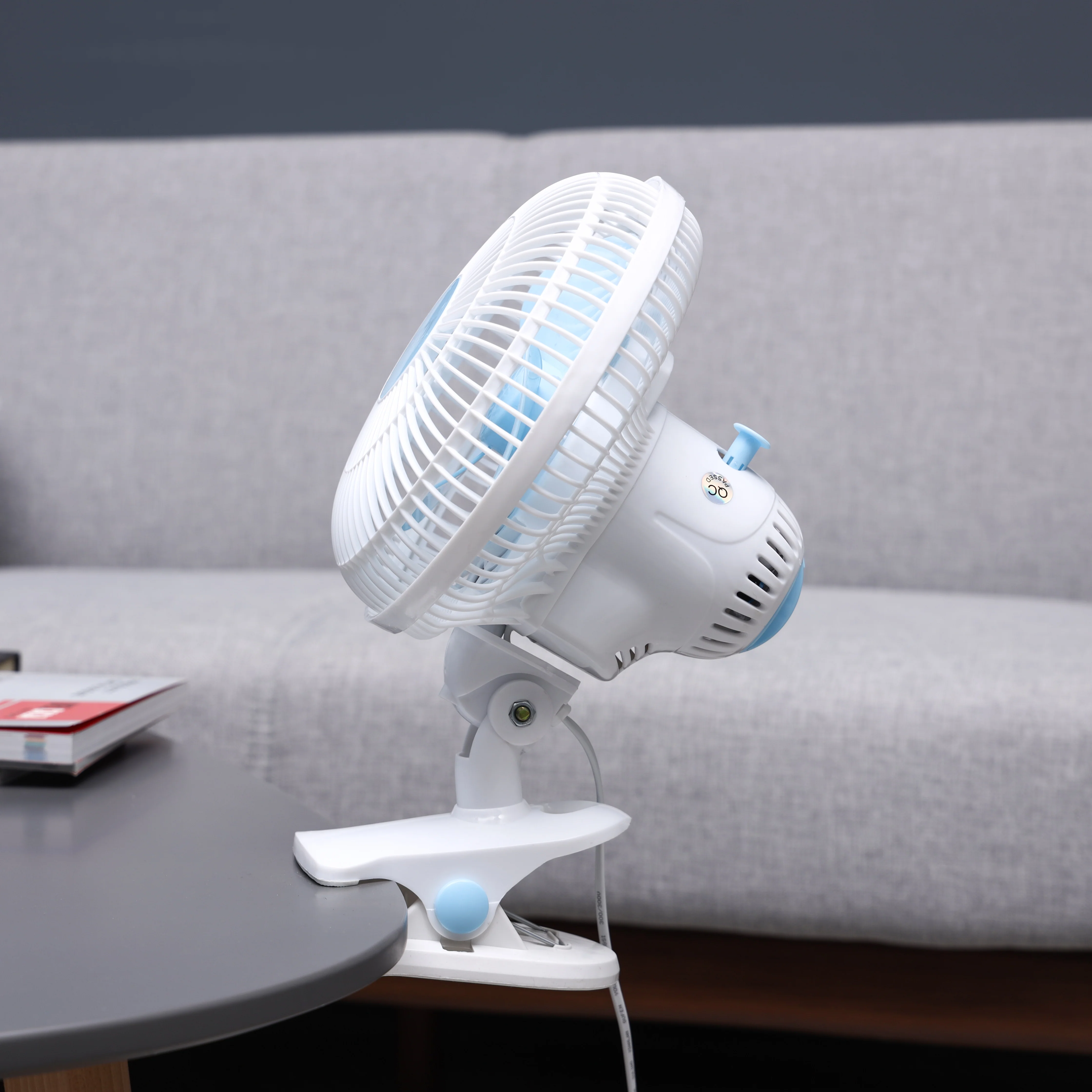 Krypton KNF6638 2-in-1 Portable Clip Fan| Oscillation Function with Desk & Clip Mount Design| Adjustable Tilt Head, Compact Personal Cooling Fan for Home or Office Use| - Image 2