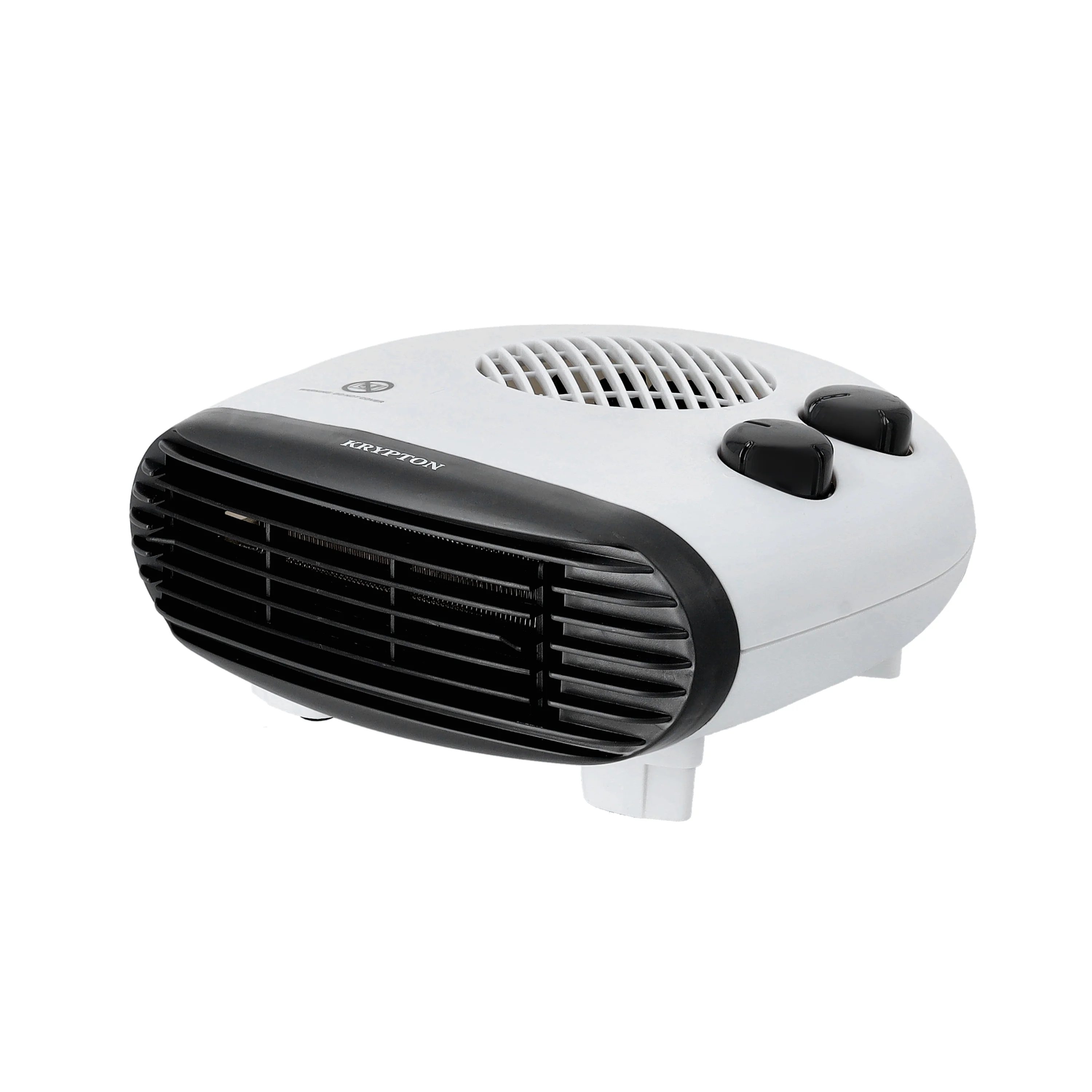 Krypton KNFH6252 Fan Heater 2000W| adjustable thermostat delivers instant heating & dual power settings| portable design, ideal for comfortable & efficient room warming|