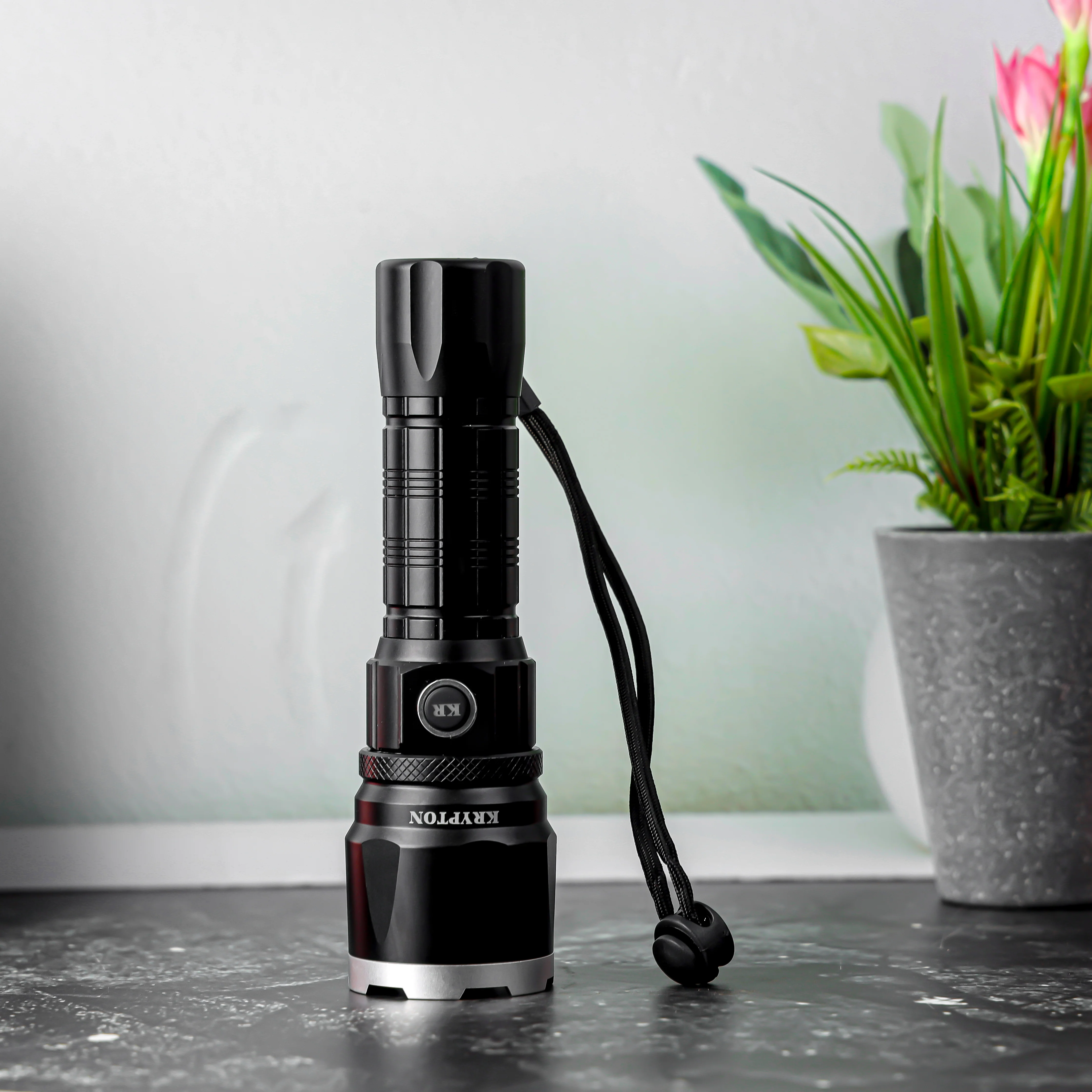 Krypton KNFL5040 Rechargeable LED Flashlight| 2500 Lumens brightness with long-range 1000m beam| 5000mAh battery, Type-C charging, durable aluminum body & SOS modes| - Image 2