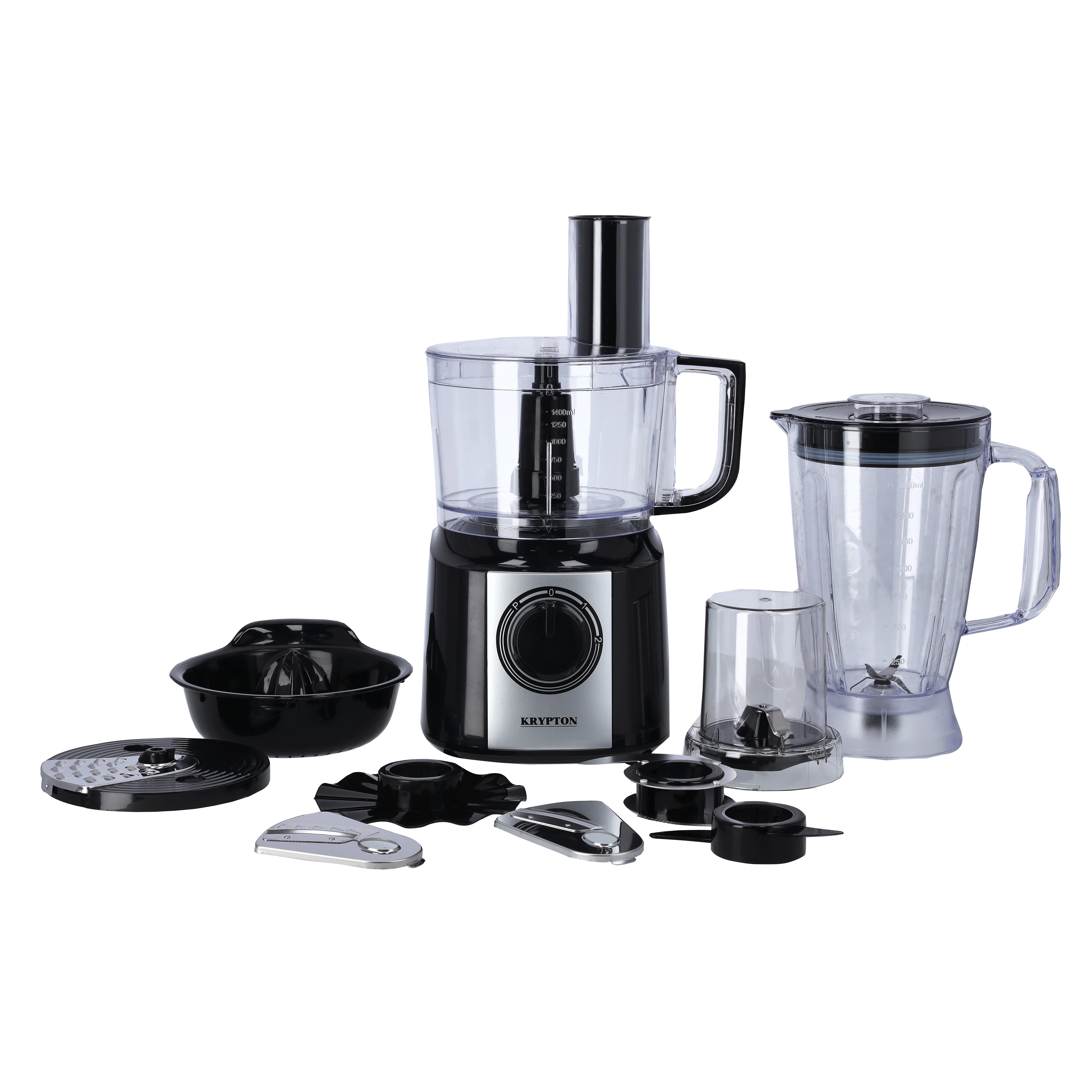 Krypton KNFP6239 10-in-1 Food Processor| powerful 800W motor & stainless-steel blades| 10 attachments and 2-speed with pulse control for versatile kitchen tasks|