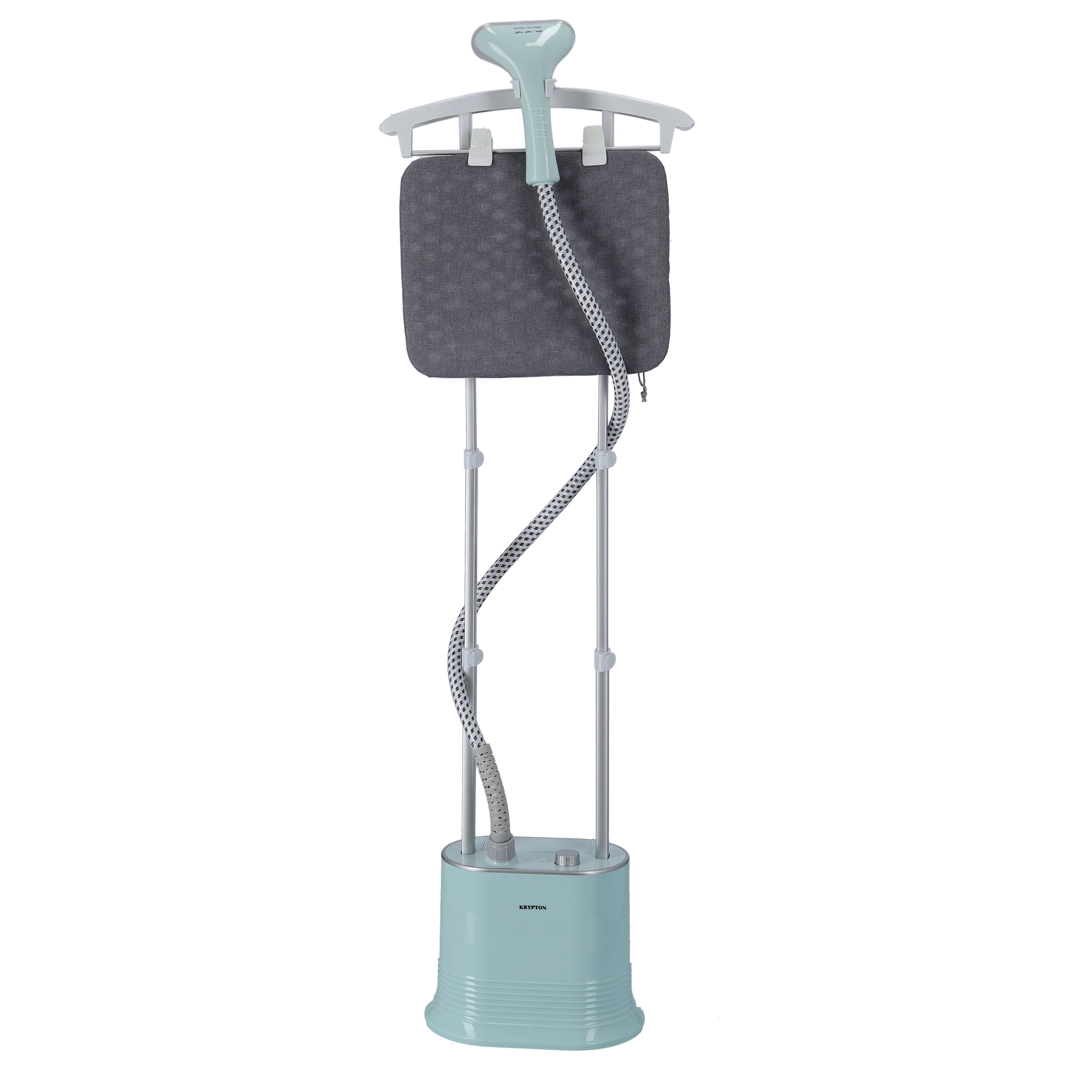 Krypton KNGS6224 Garment Steamer 2000W| 45s heat-up, 50 minutes continuous steam & 1.7L tank| dual aluminum poles, ironing board and advanced safety protection|