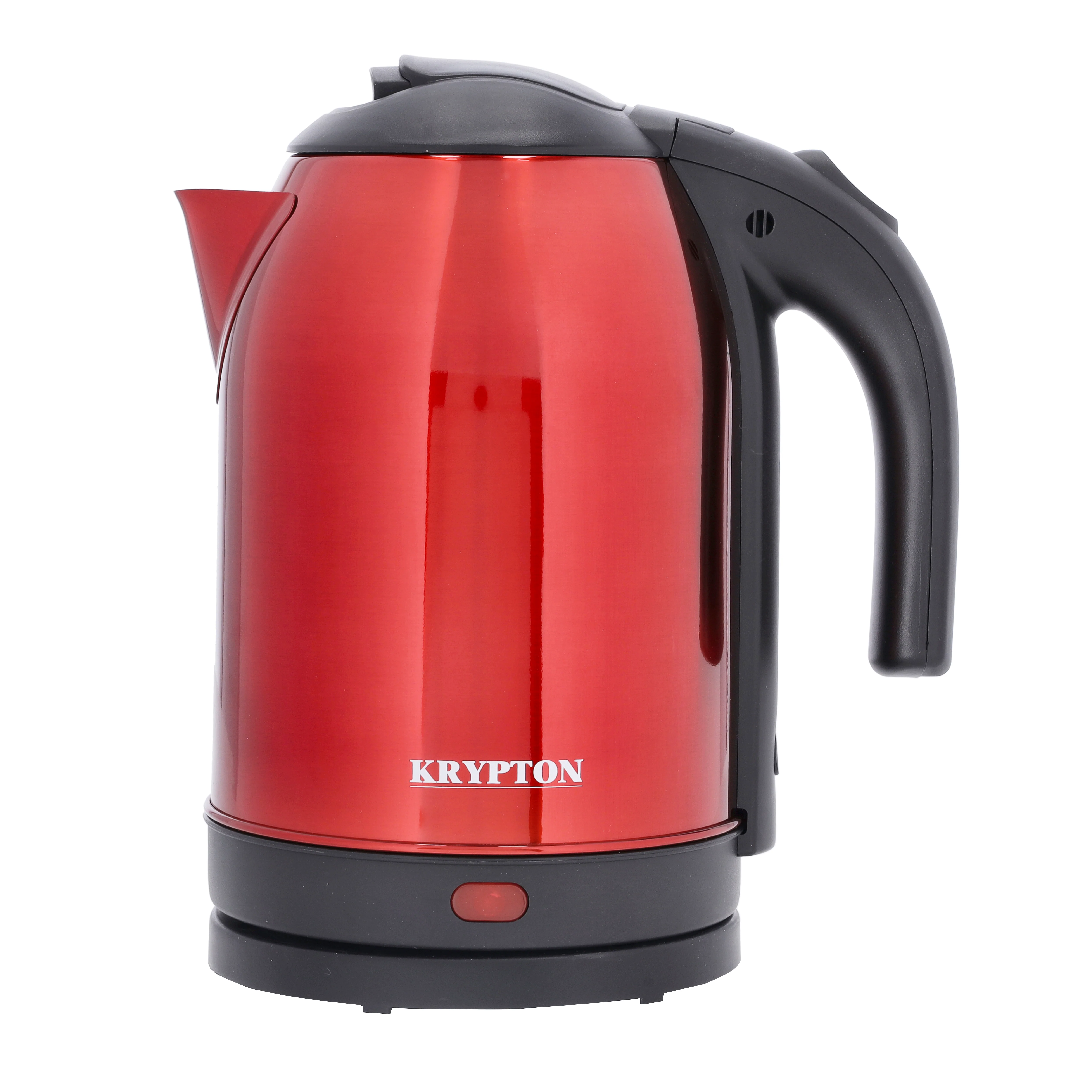 Krypton KNK5272 stainless steel kettle| 1.8L capacity, 1500W power & 360 degree cordless base| auto cut off, boil dry protection & stylish design for daily use|