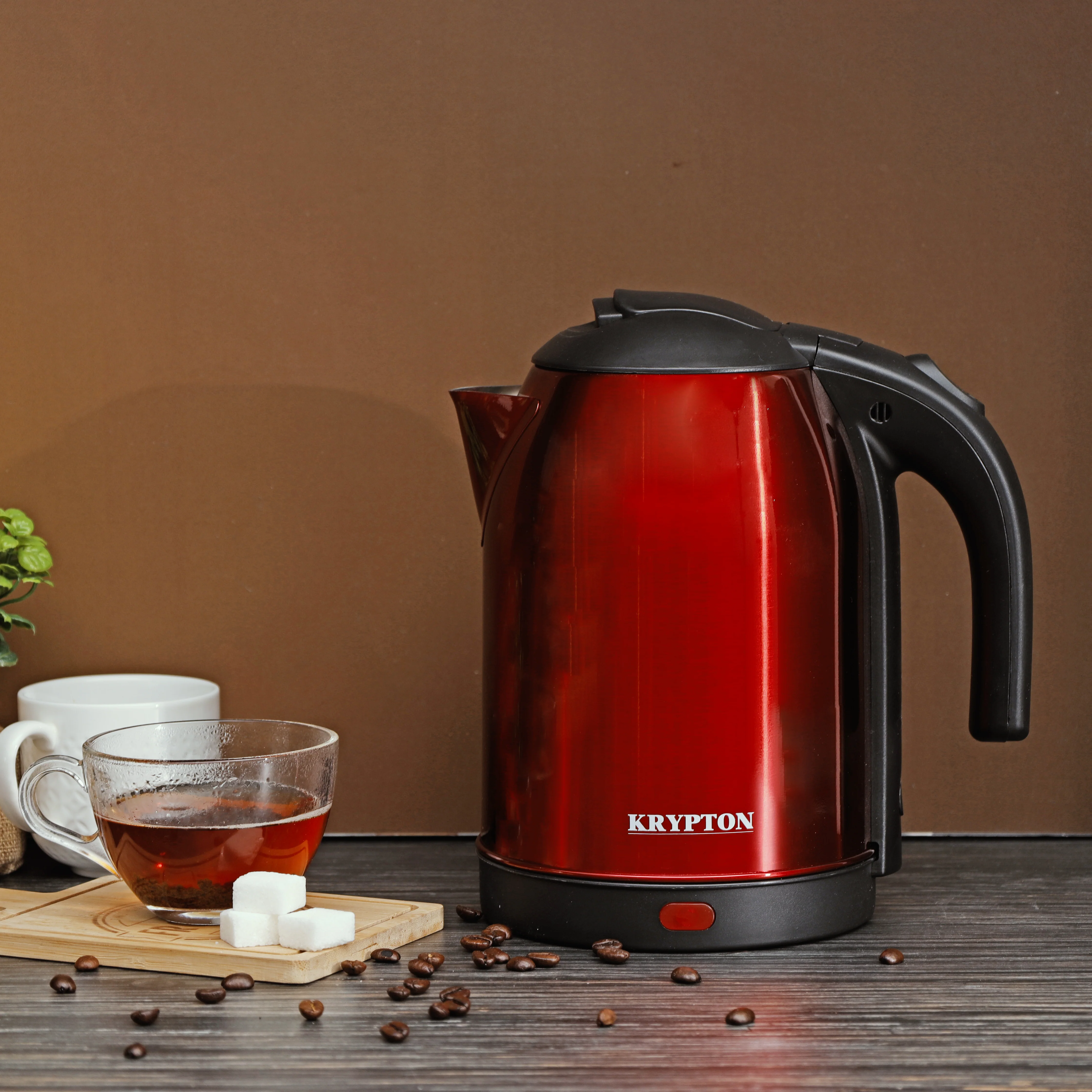 Krypton KNK5272 stainless steel kettle| 1.8L capacity, 1500W power & 360 degree cordless base| auto cut off, boil dry protection & stylish design for daily use| - Image 5