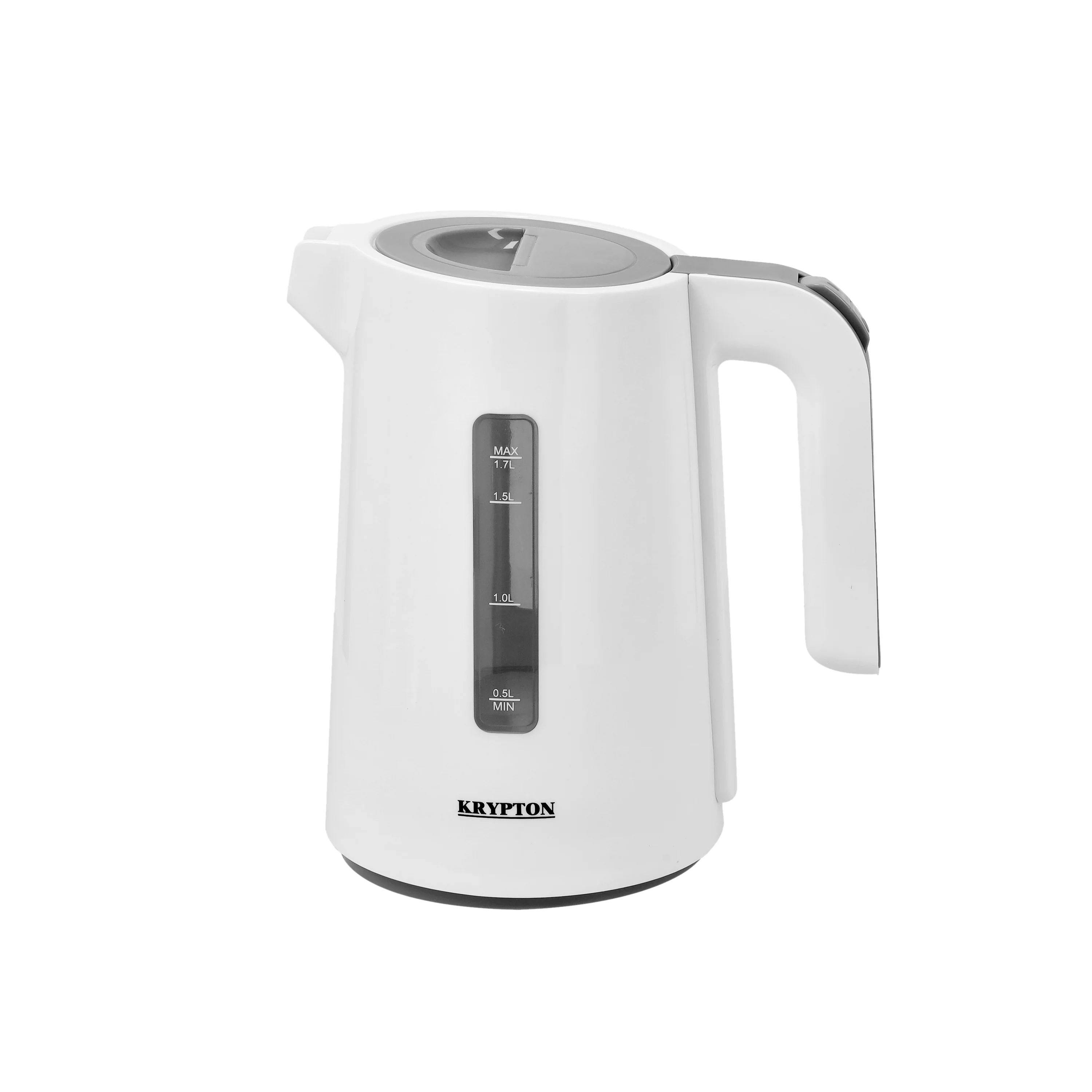 Krypton KNK5277 Electric Kettle 1.7L | fast boiling performance & 360° rotational base| automatic shut-off, boil dry protection, and dual water window for safe daily use