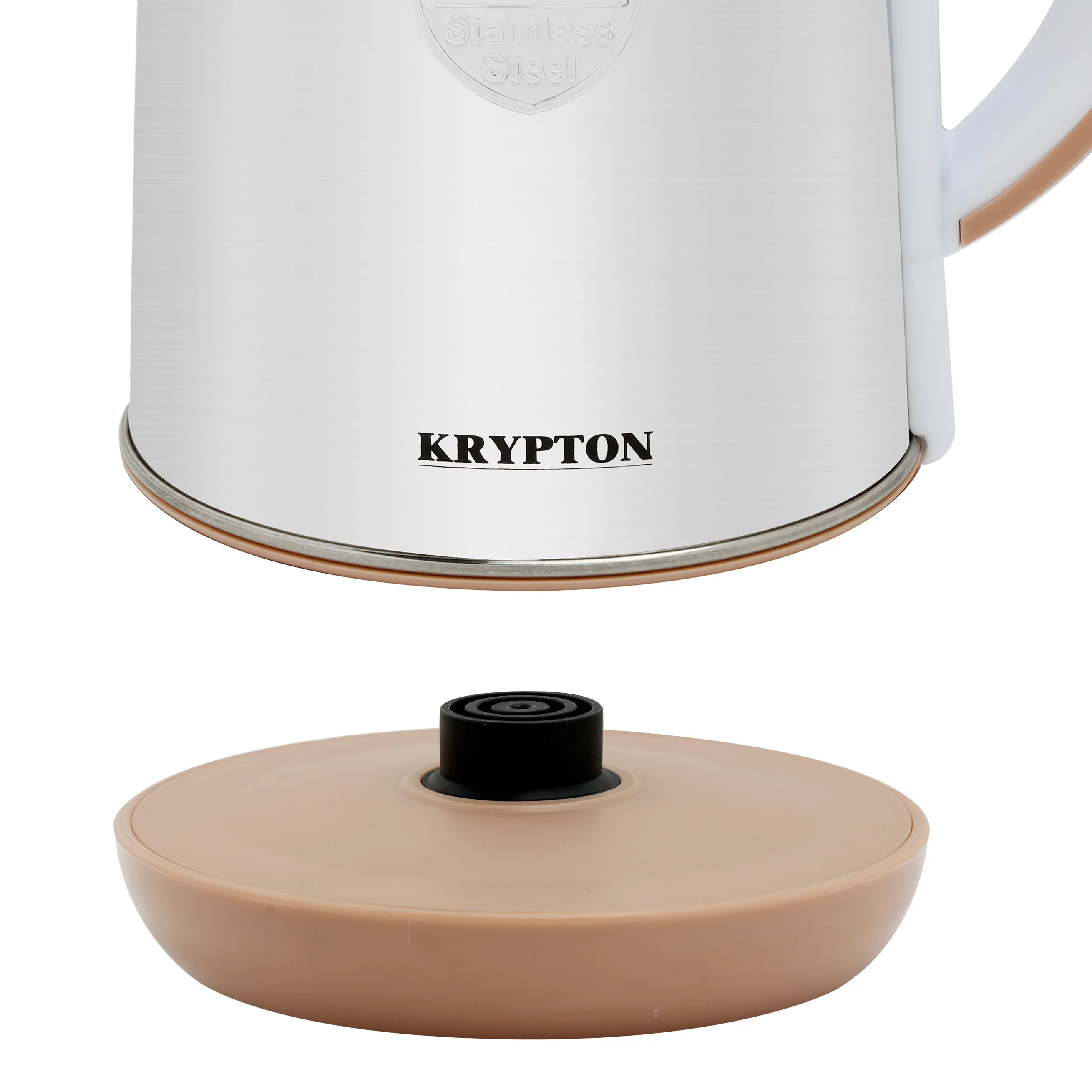 Krypton KNK6127 2.2L Stainless Steel Electric Kettle| featuring 1600W power, auto shut-off & boil-dry protection| Durable, 360° Rotational Base & Easy Pour Spout| - Image 5