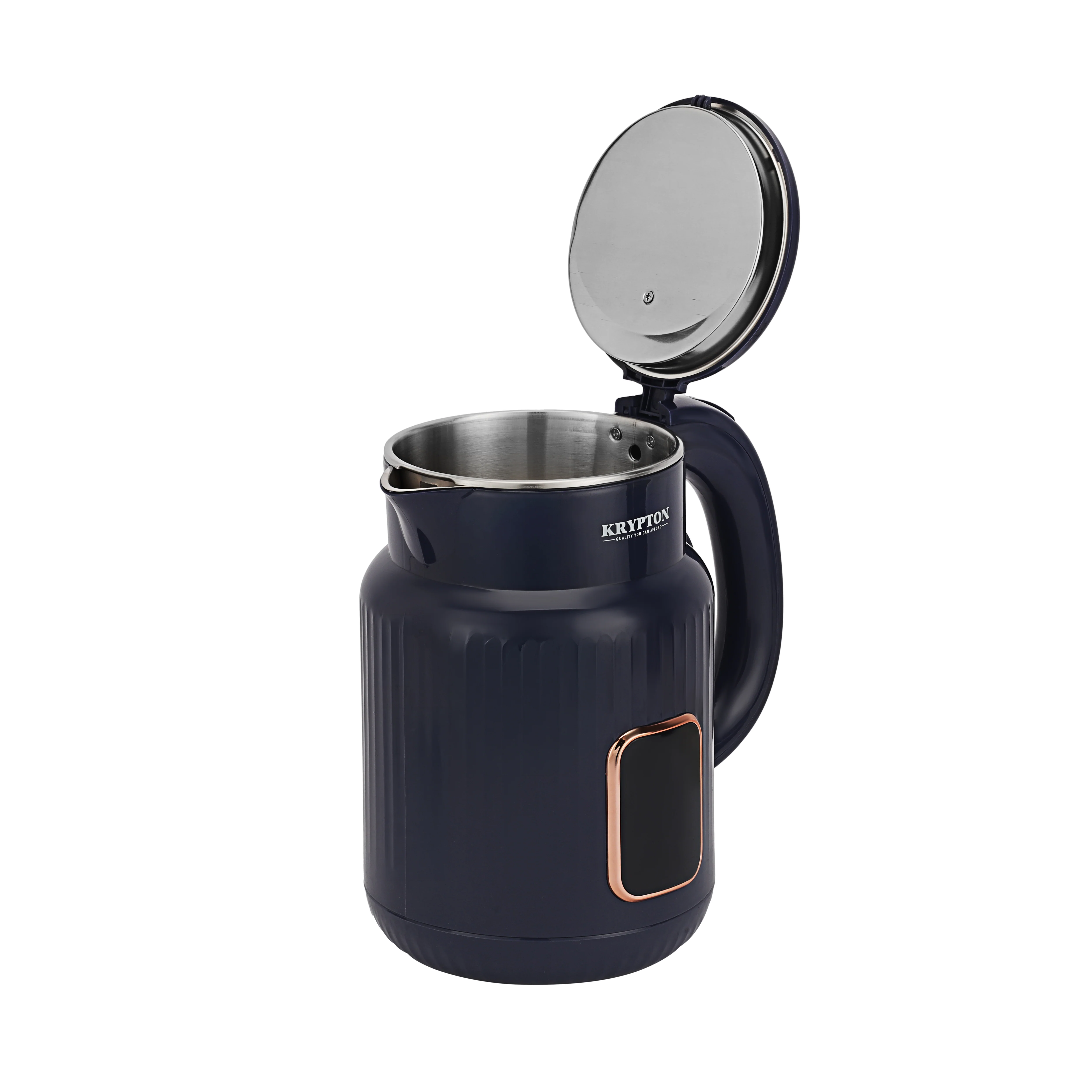 Krypton KNK6688 Digital Double Layer Kettle 1.7L| LED display with auto shut-off and boil-dry protection| 360° swivel base for safe and convenient everyday use| - Image 2