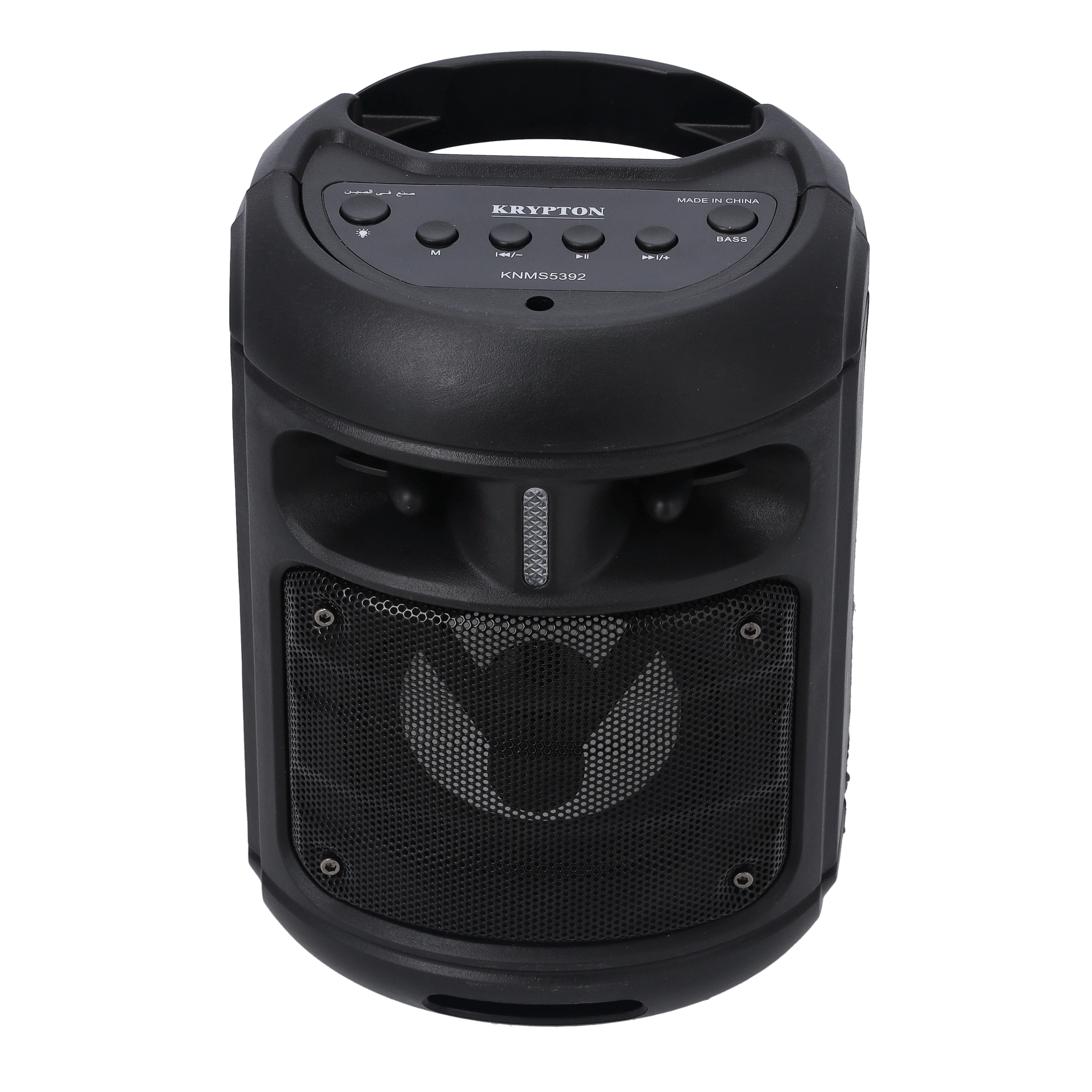 Krypton KNMS5392 Portable Rechargeable Speaker with Wireless Mic | Bluetooth connectivity, USB & TF card support, powerful sound output & long-lasting battery performance - Image 2