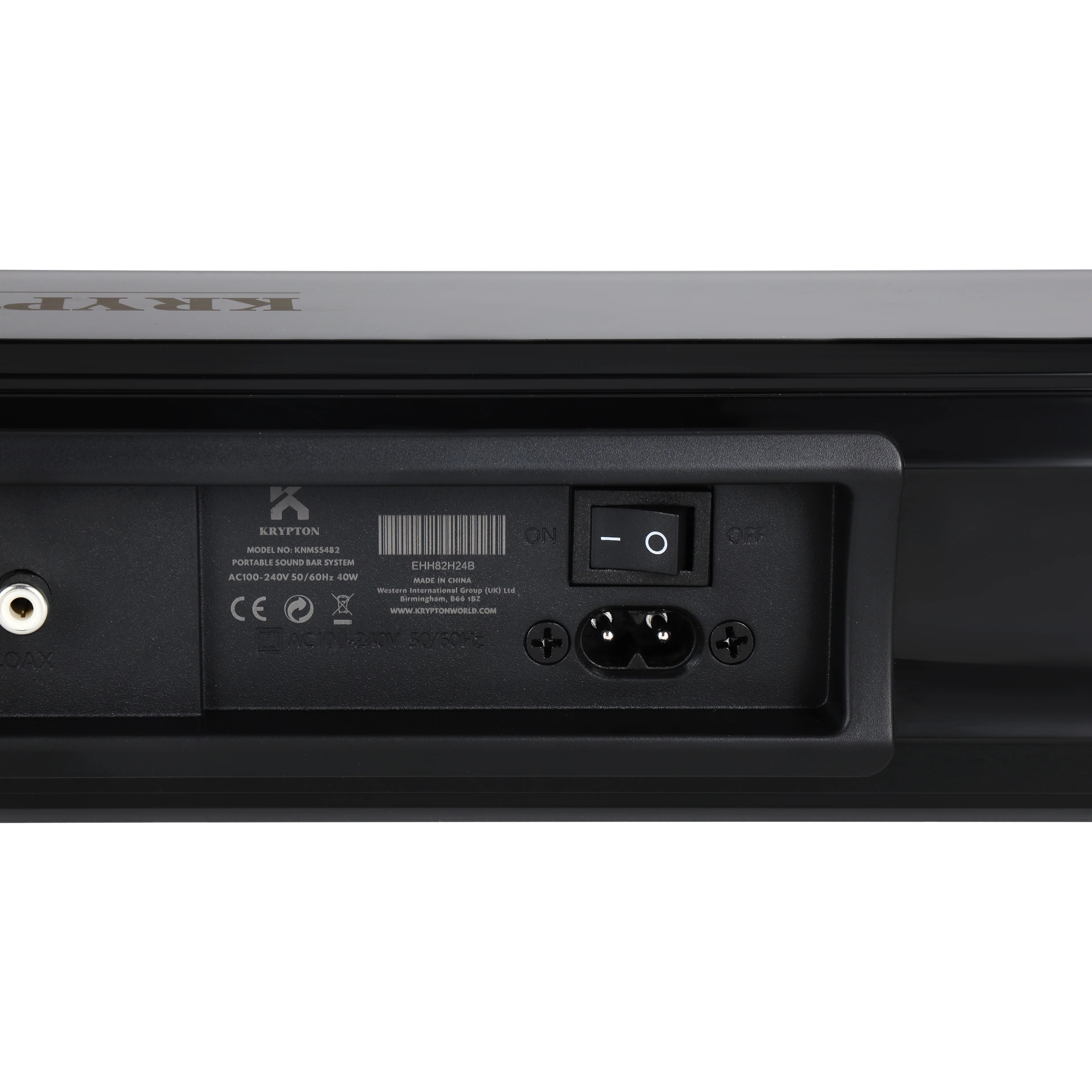 Krypton KNMS5482 Portable Sound Bar System | quad speakers deliver powerful Bluetooth audio, USB playback support, and versatile connectivity for immersive sound - Image 4