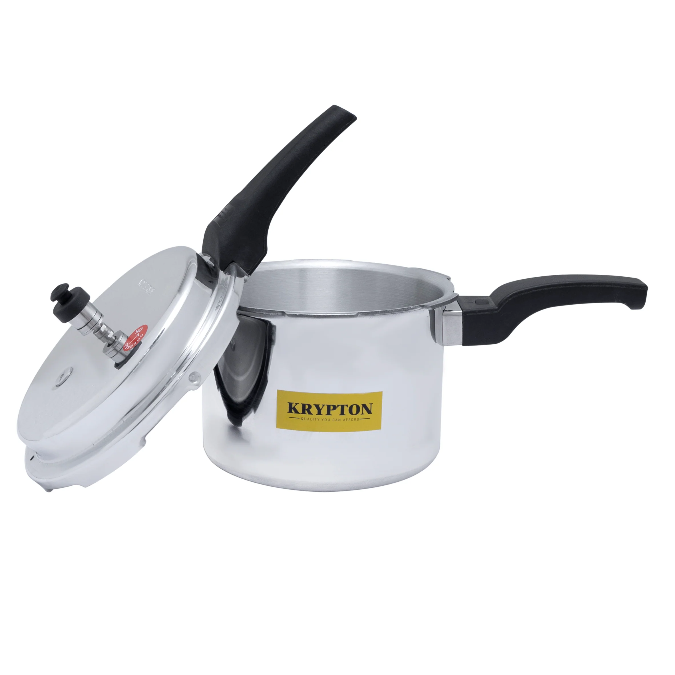 Krypton KNPC6256 Induction Base Pressure Cooker| 5L capacity & heavy-duty aluminium body| ergonomic cool handle and energy-saving design for fast, safe cooking| - Image 5