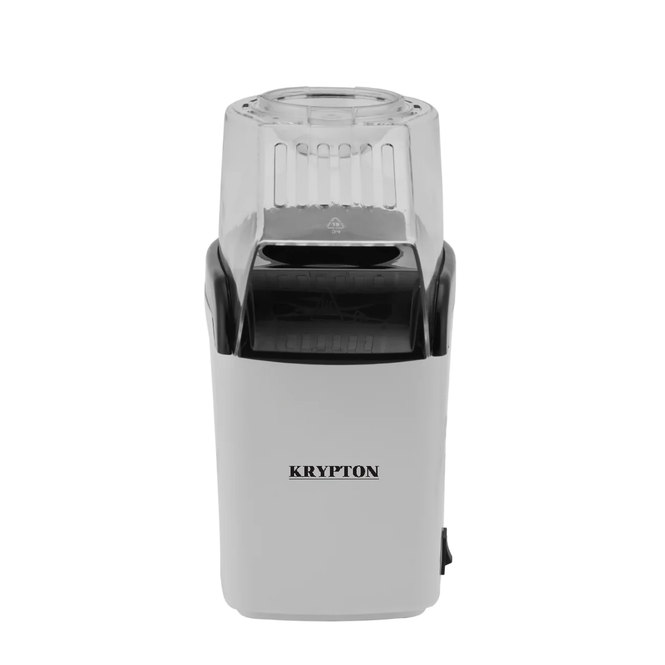 Krypton KNPM6301 Popcorn Maker | 1200W delivers quick, oil-free hot air popping for healthier snacks| Compact design, easy operation, and perfect for home movie nights