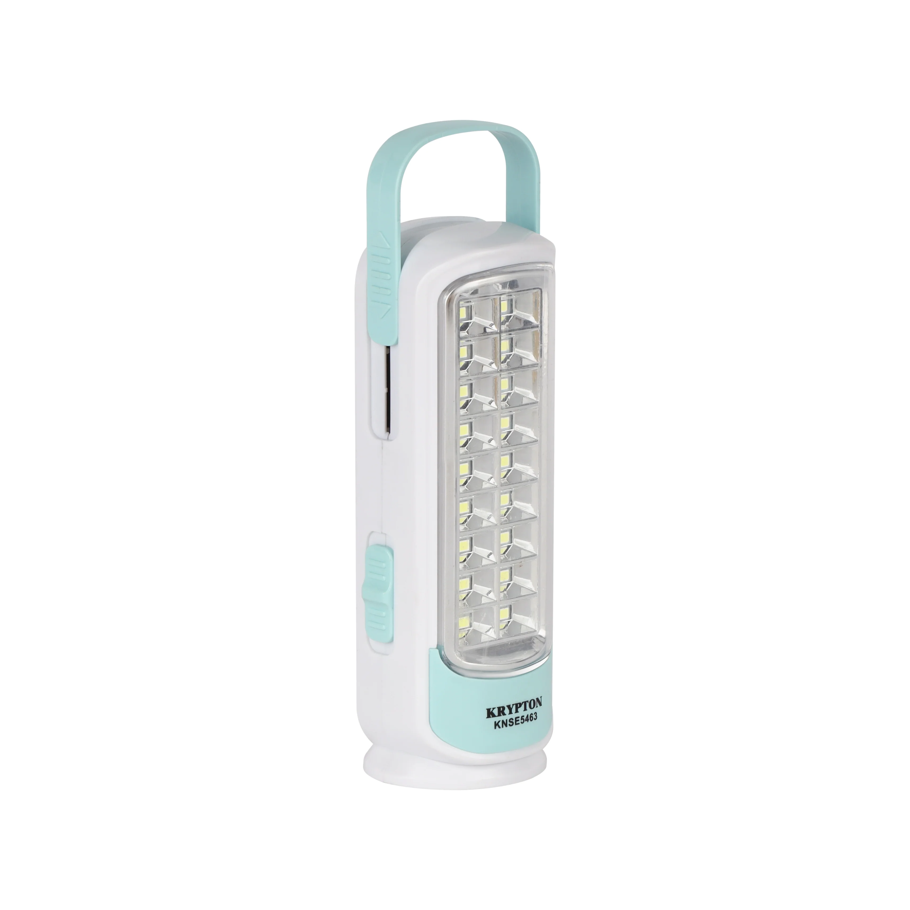 Krypton KNSE5463 LED Emergency Lantern with solar panel | super bright illumination, rechargeable battery backup, and portable design ideal for power outages, camping