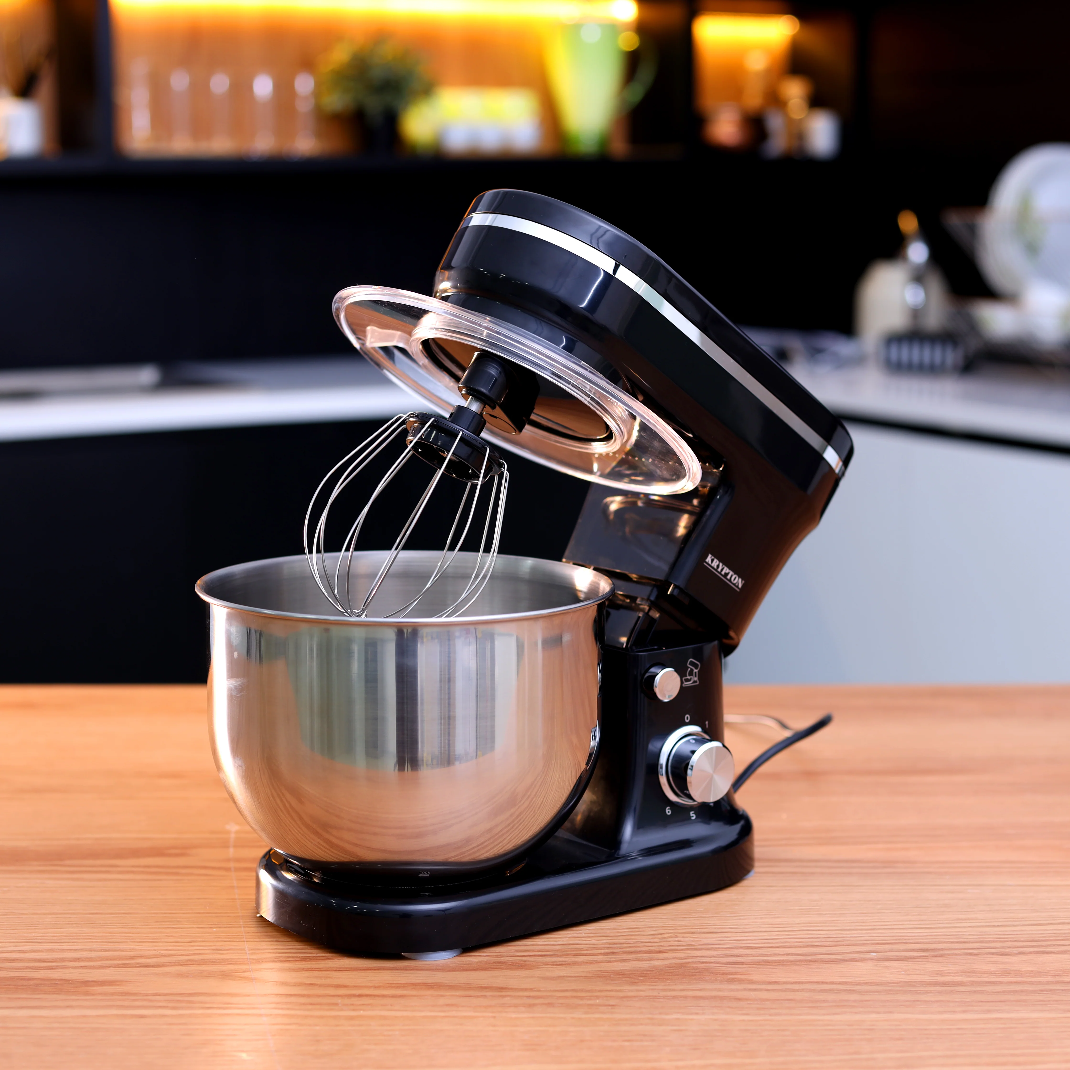 Krypton KNSM6229 Kitchen Machine | 5L stainless steel bowl, 800W motor & 6-speed control delivers powerful| even mixing for dough, batter, cream & baking needs| - Image 2